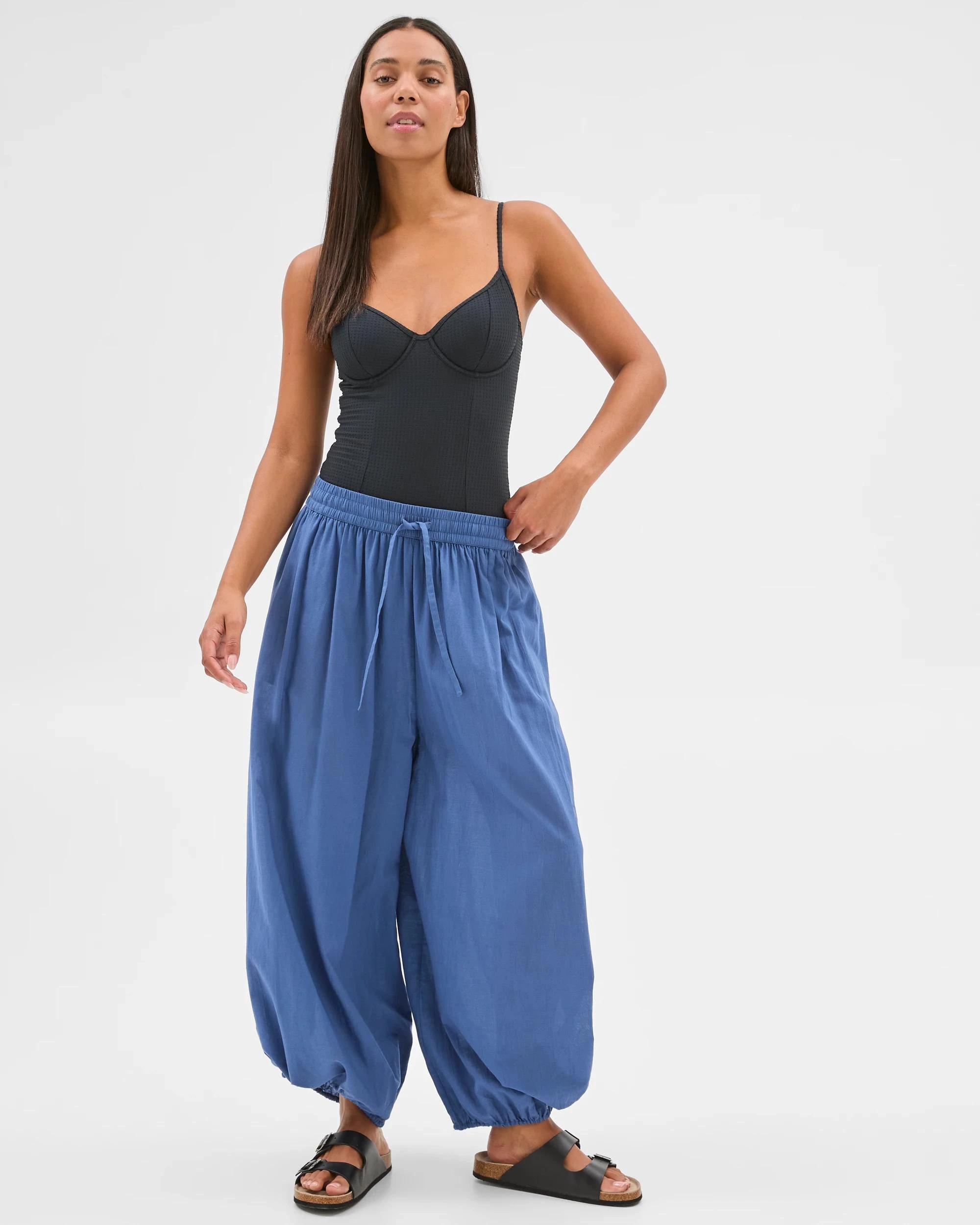 1 Target Resort Harem Pants BLUE, 1 of 7