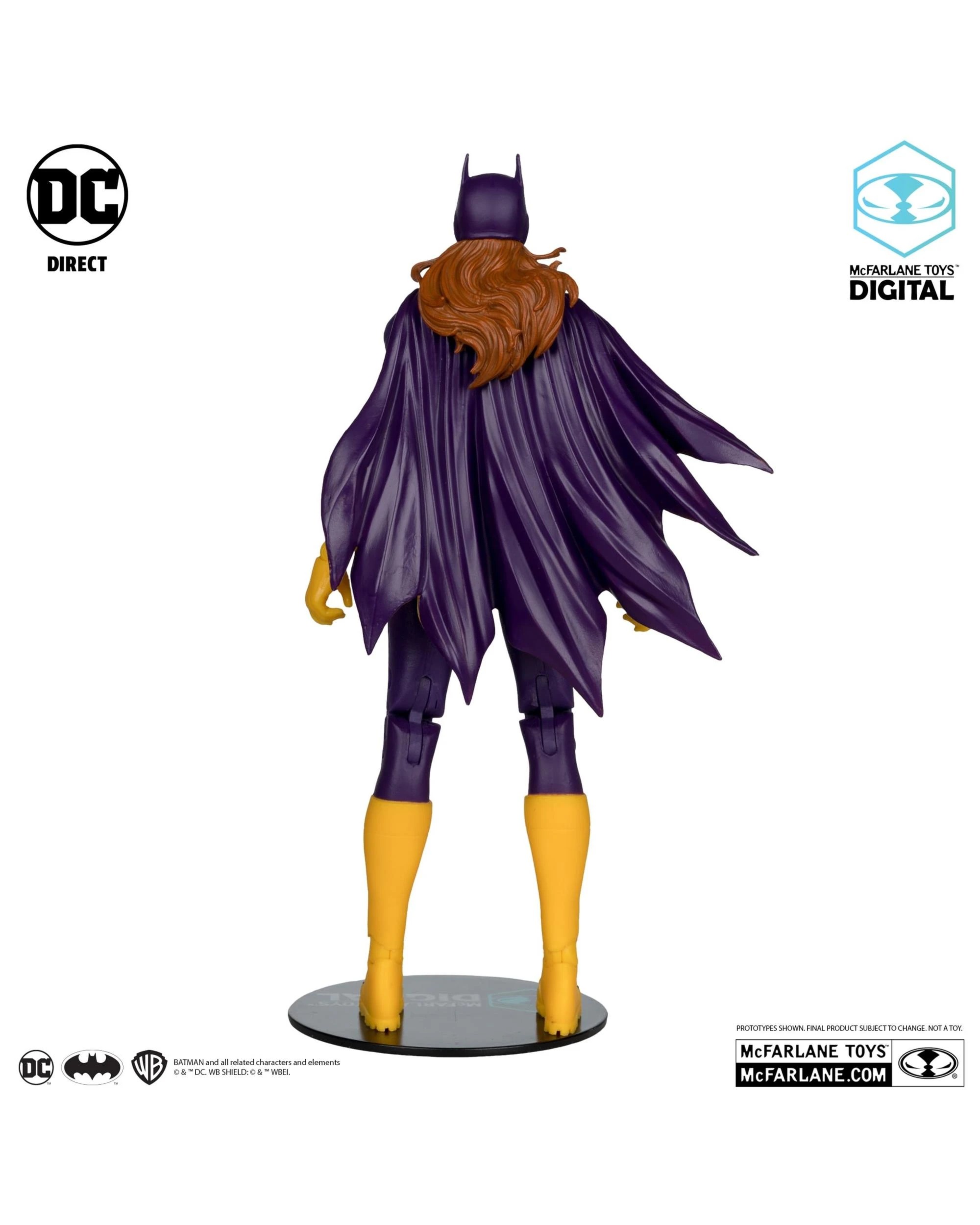 3 McFarlane Digital DC Direct DC Classic Batgirl 7 inch Action Figure, 3 of 9