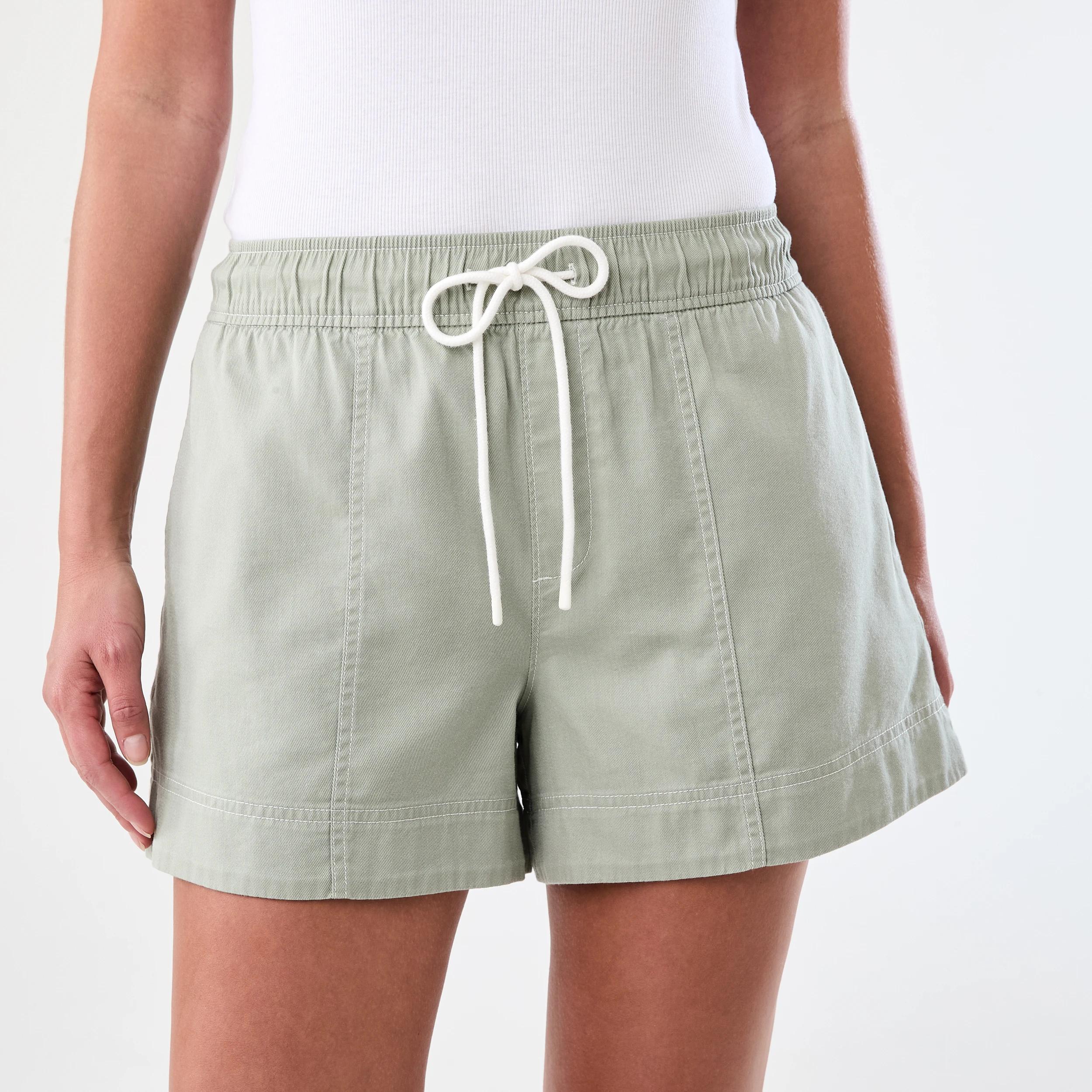 1 Seam Front Shorts Sage Green, 1 of 8