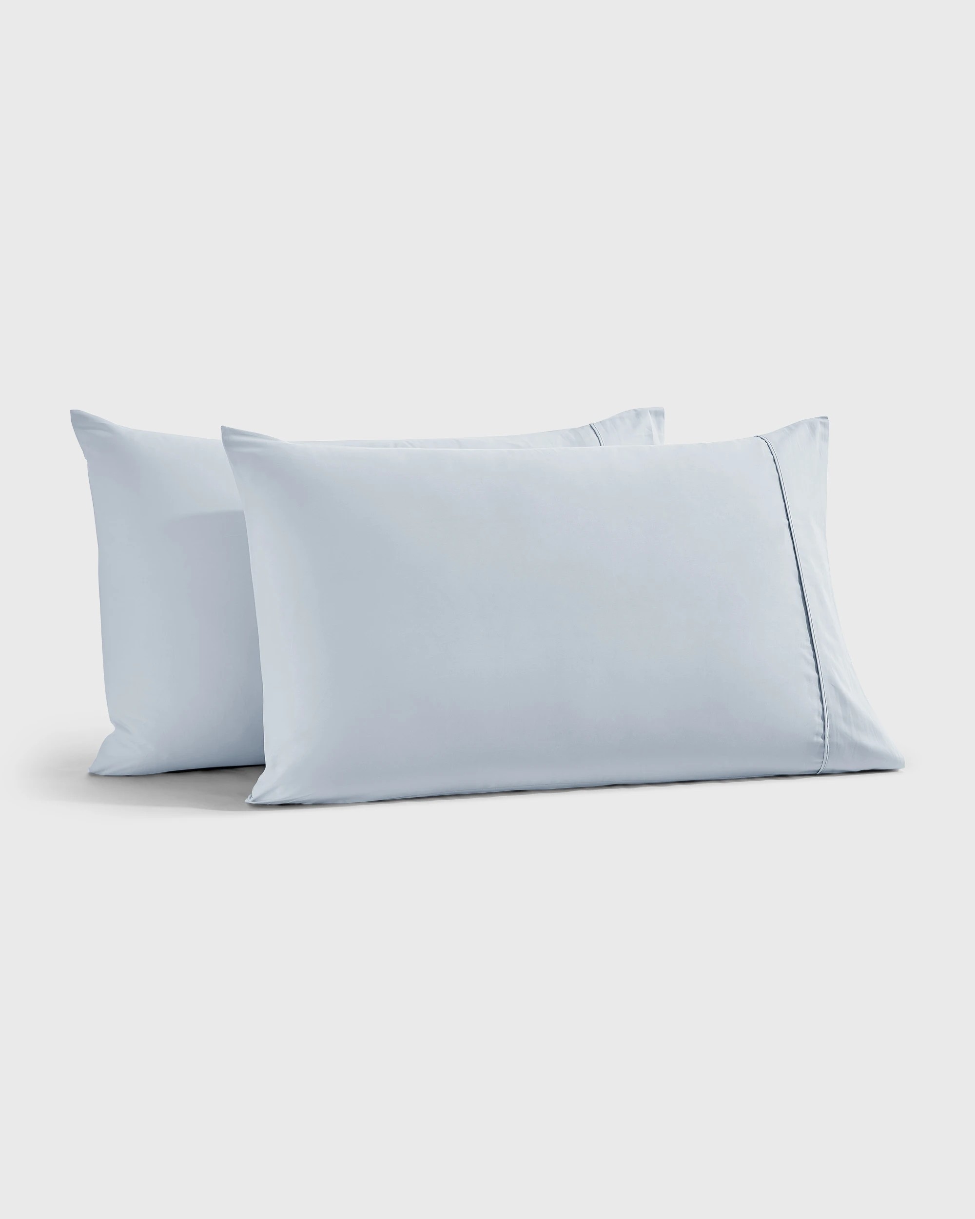 1 Dreamaker 400TC Premium Cotton Sateen Standard Pillowcase Twin Pack - Sky, 1 of 7