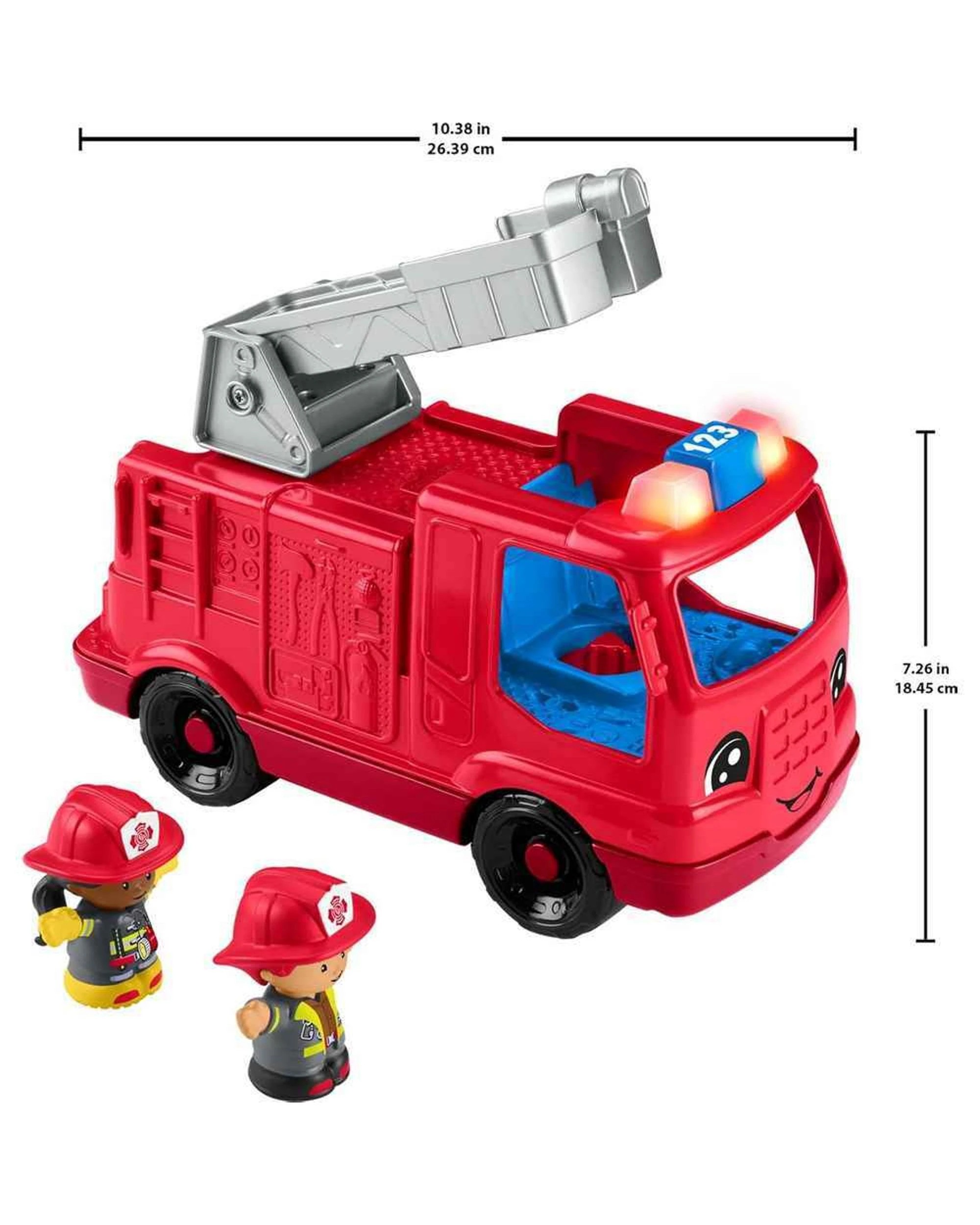 6 Fisher-Price Little People Fire Truck Playset, 6 of 7