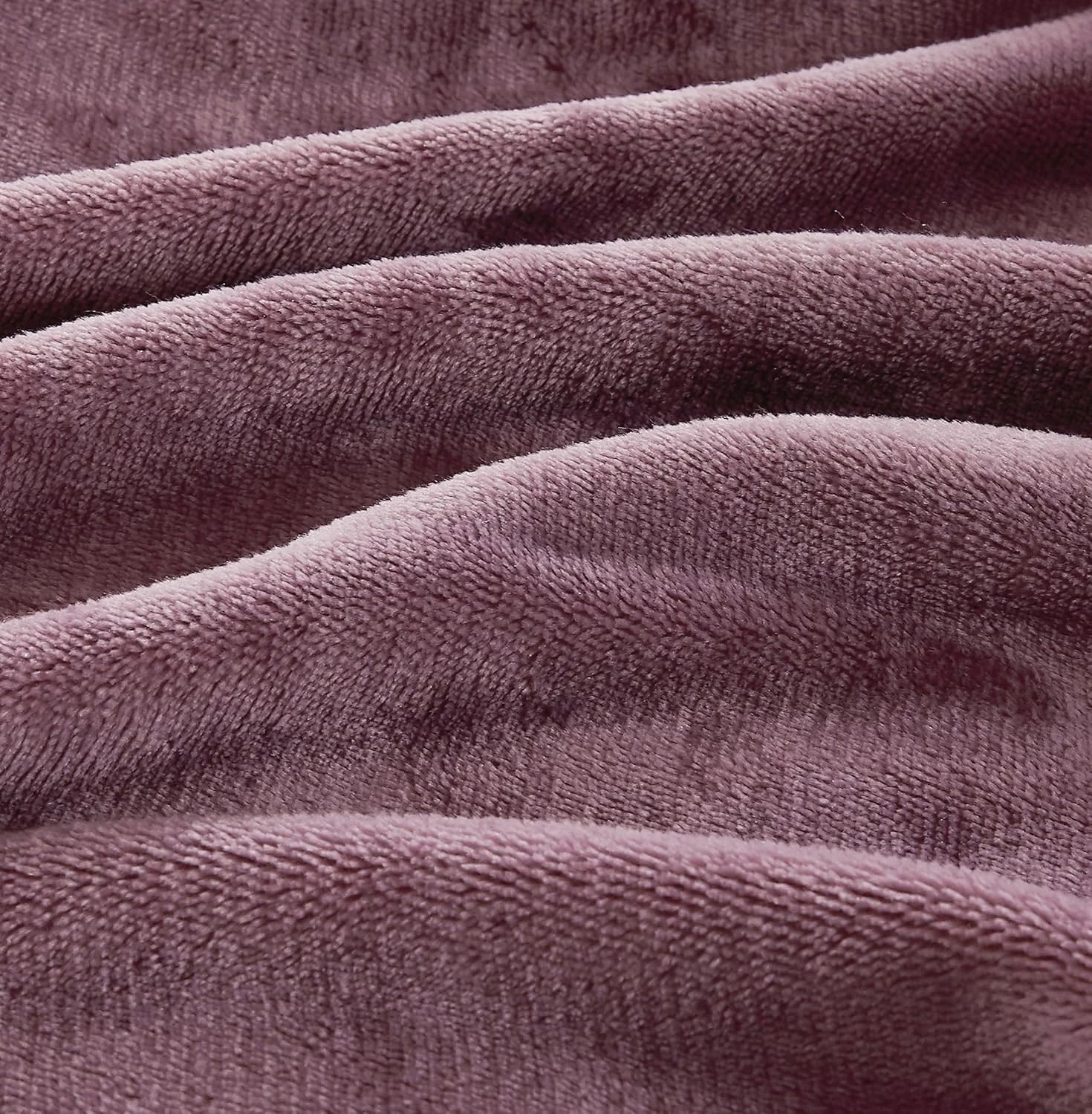 7 Gioia Casa 2-in-1 Teddy Sherpa Quilt Cover Set Warm Reversible - Queen Bed - Mauve, 7 of 9