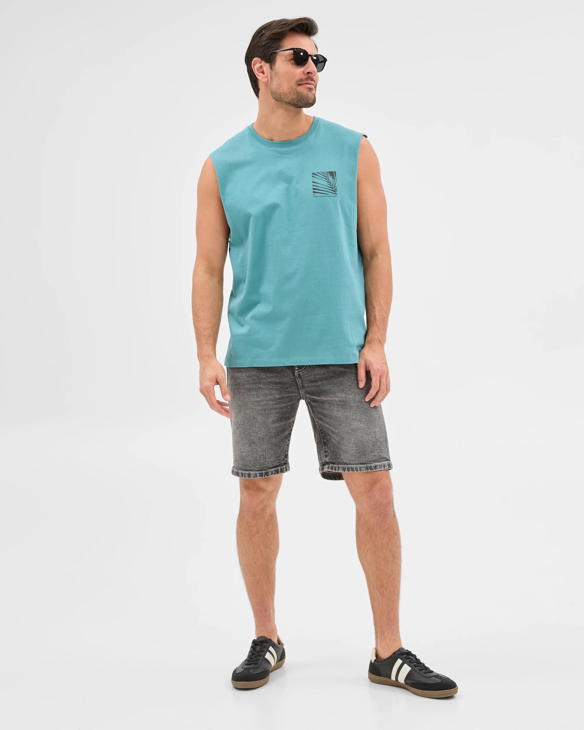 5 Target Australian Cotton Tank Top TEAL, 5 of 5