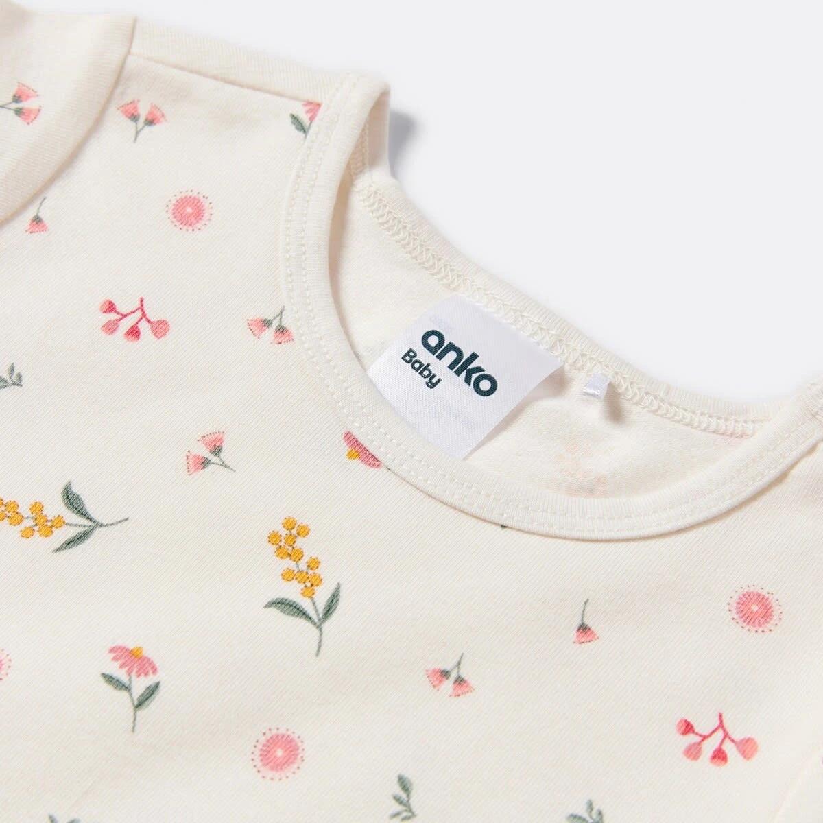 8 3 Pack Short Sleeve Print Bodysuits NATIVE FLORAL, 8 of 8