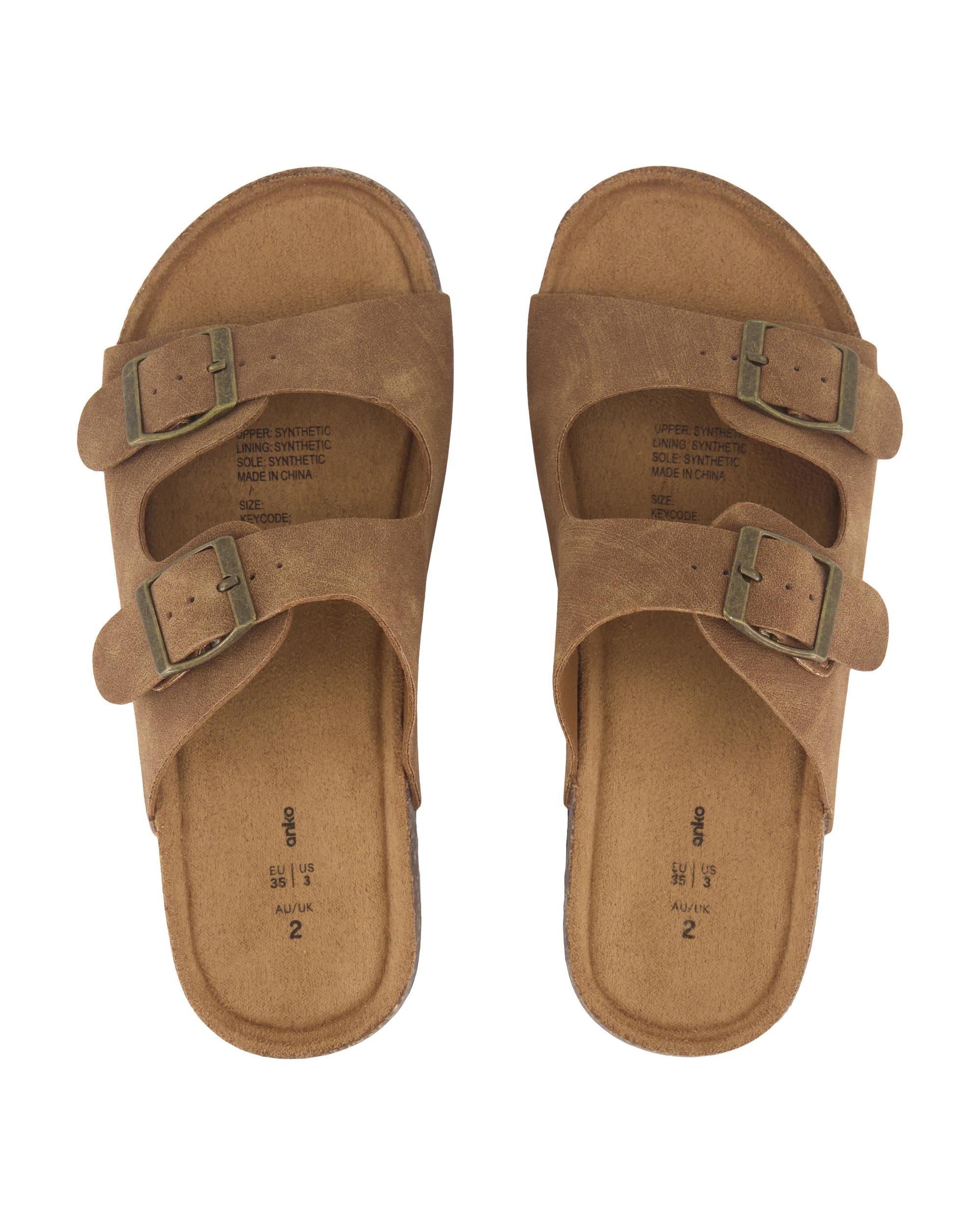 3 Senior Corkbed Sandals Brown, 3 of 4