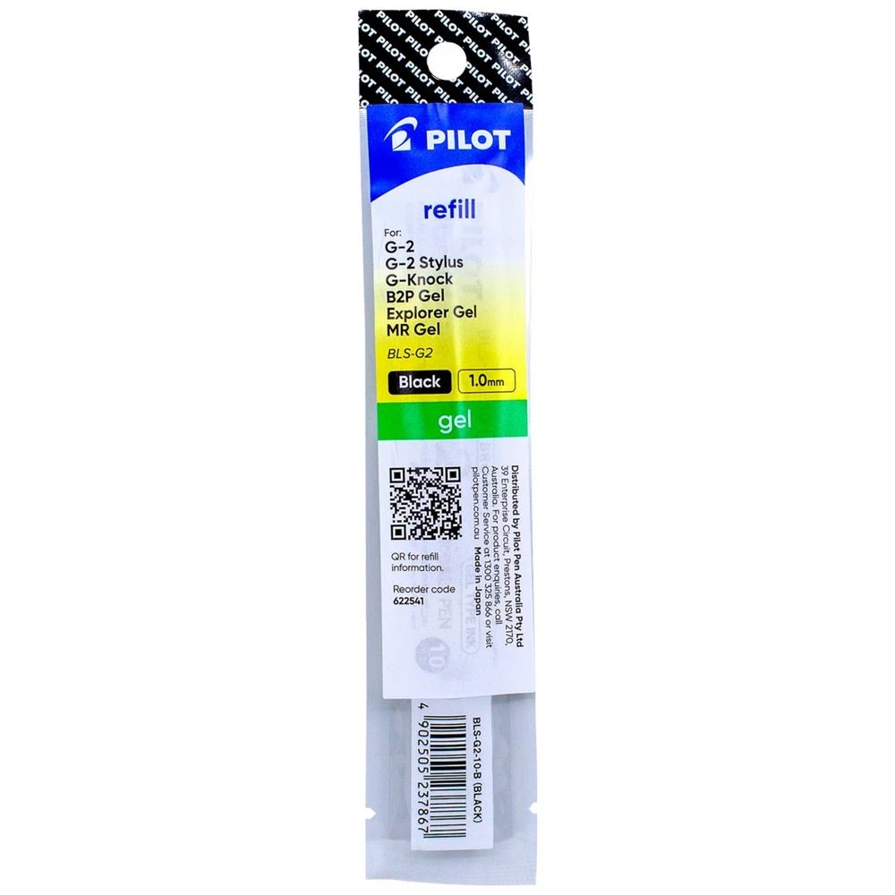 1 PILOT G2 Gel Pen Ink Refill 1mm Black, 1 of 6