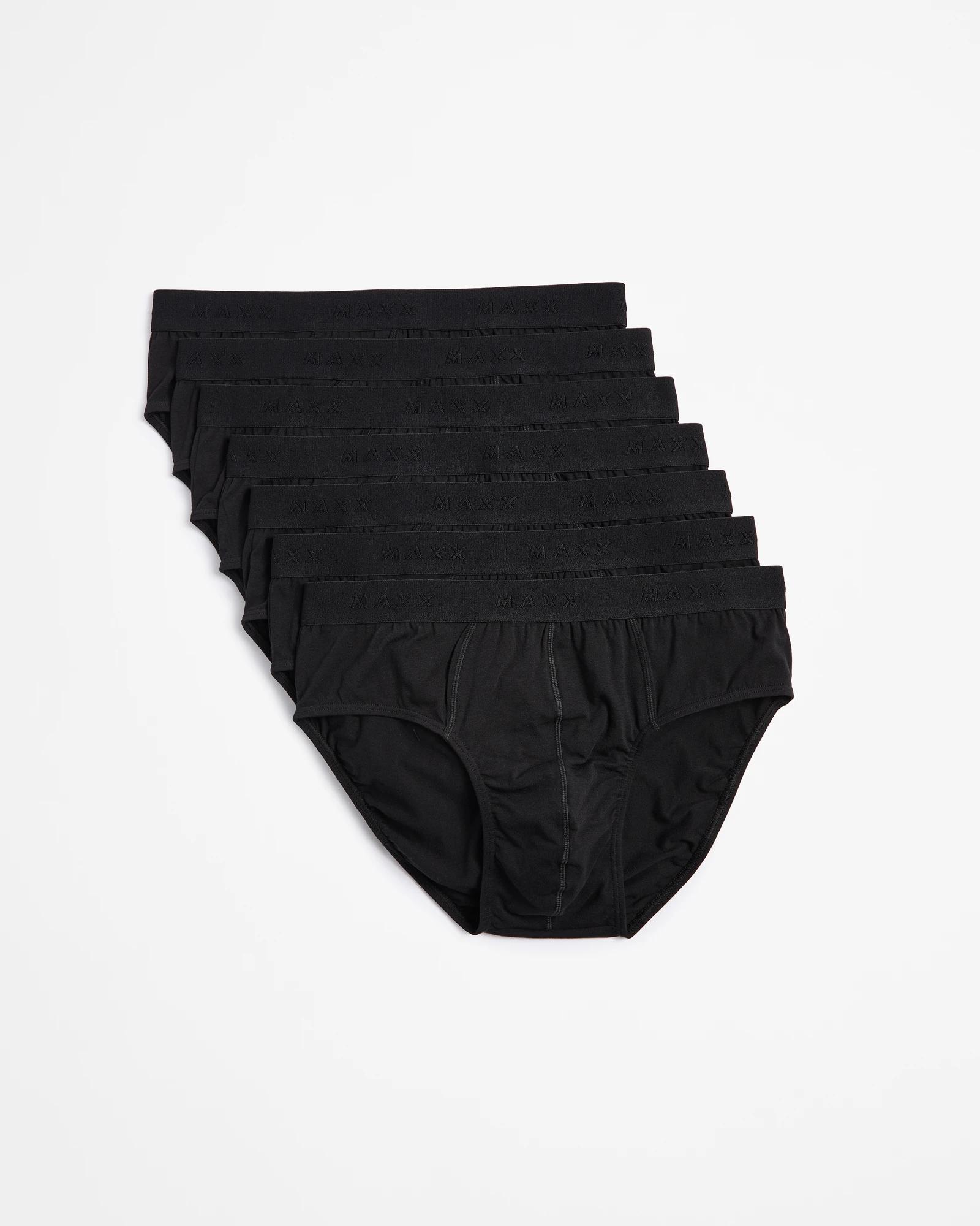 1 7 Pack Hipster Briefs - Maxx BLACK, 1 of 4