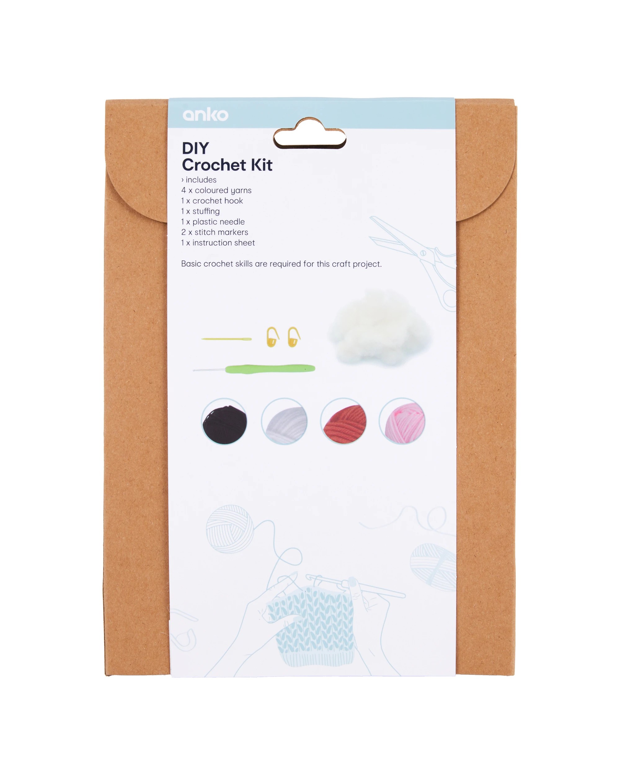 3 DIY Crochet Kit - Panda, 3 of 3