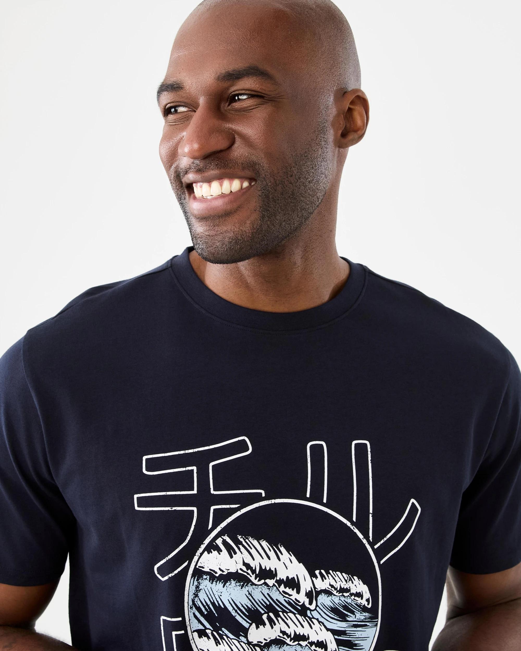 4 Print T-shirt Nvy Beach, 4 of 6
