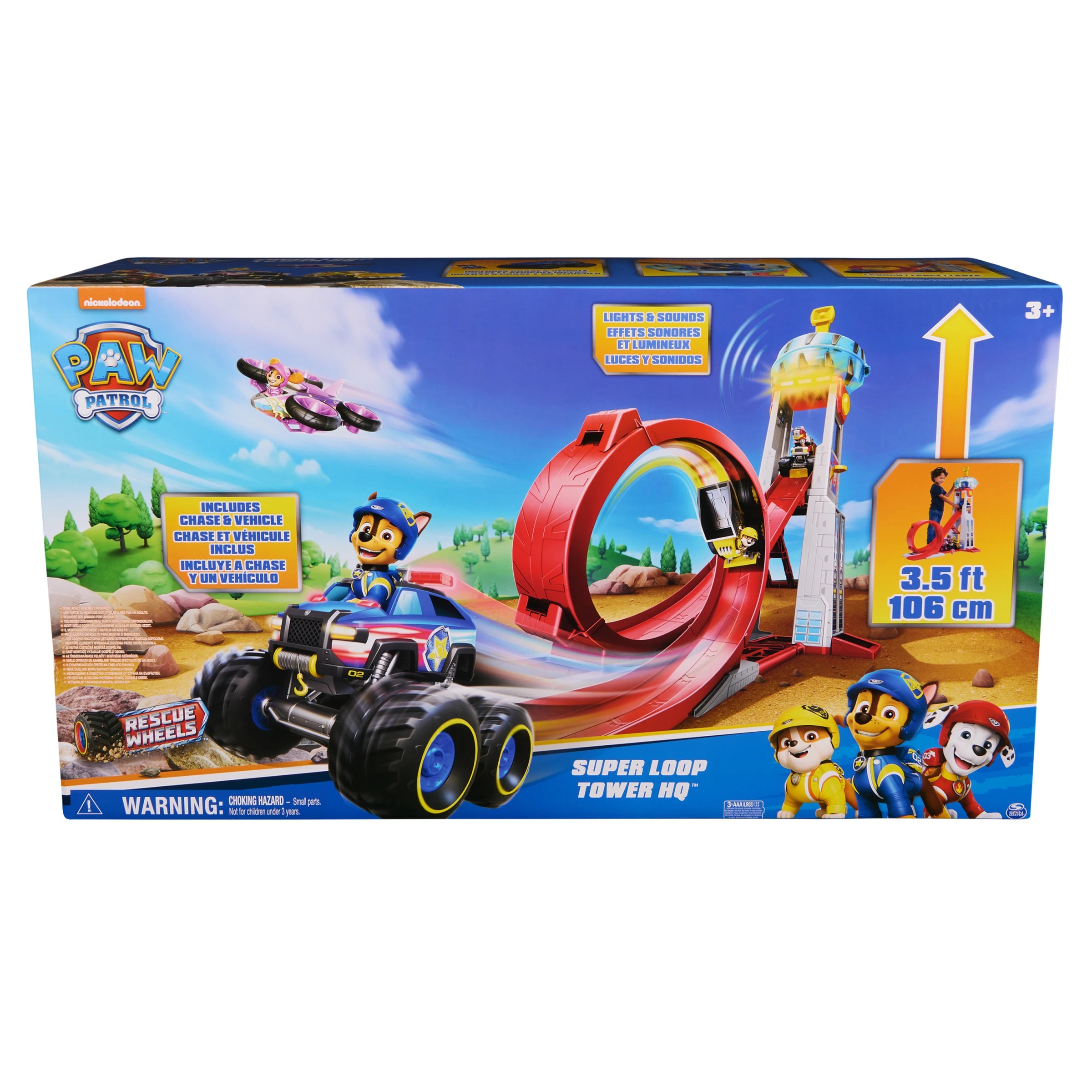 1 PAW Patrol Rescue Wheels Super Loop Tower HQ, 1 of 8