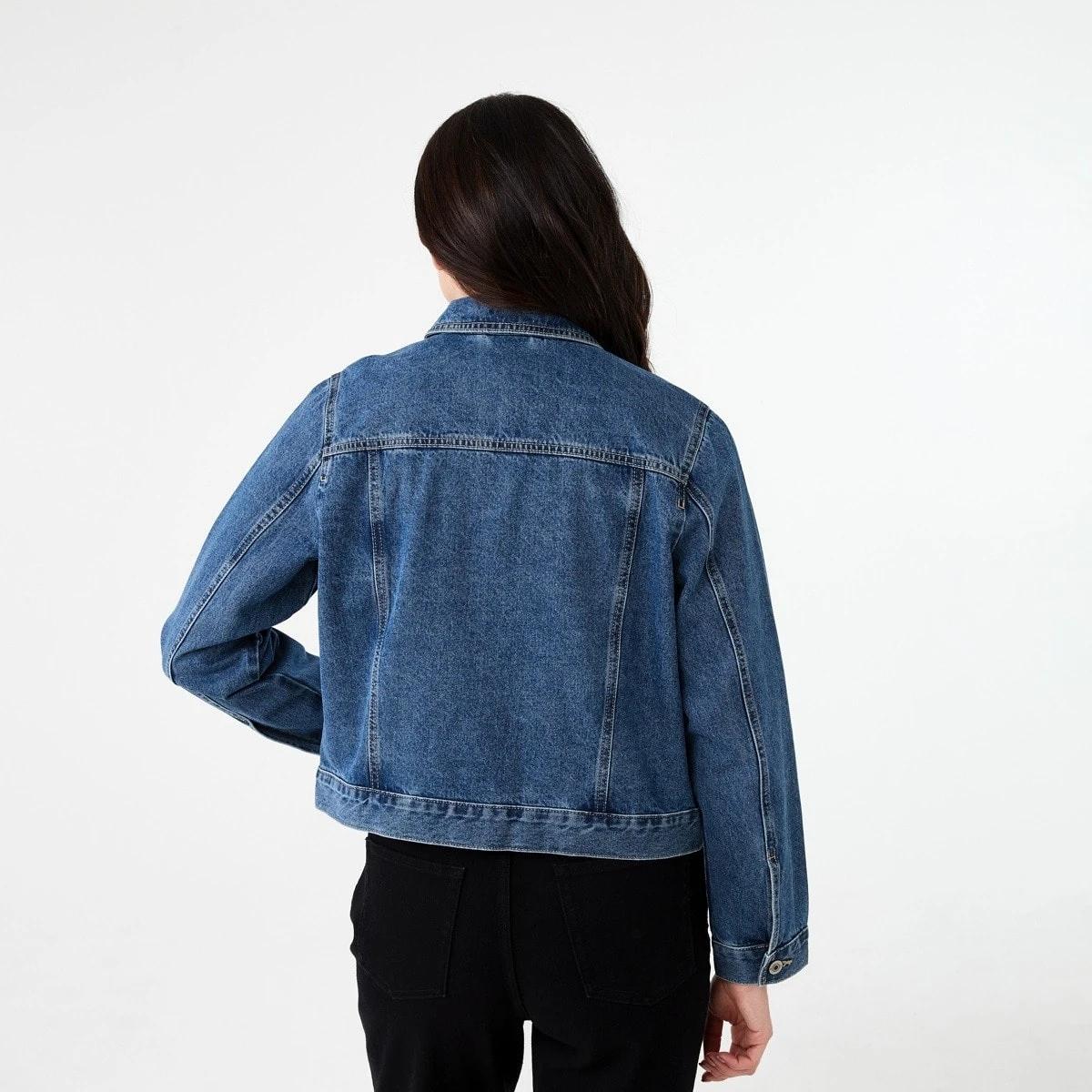 4 Denim Jacket Dark Wash, 4 of 7