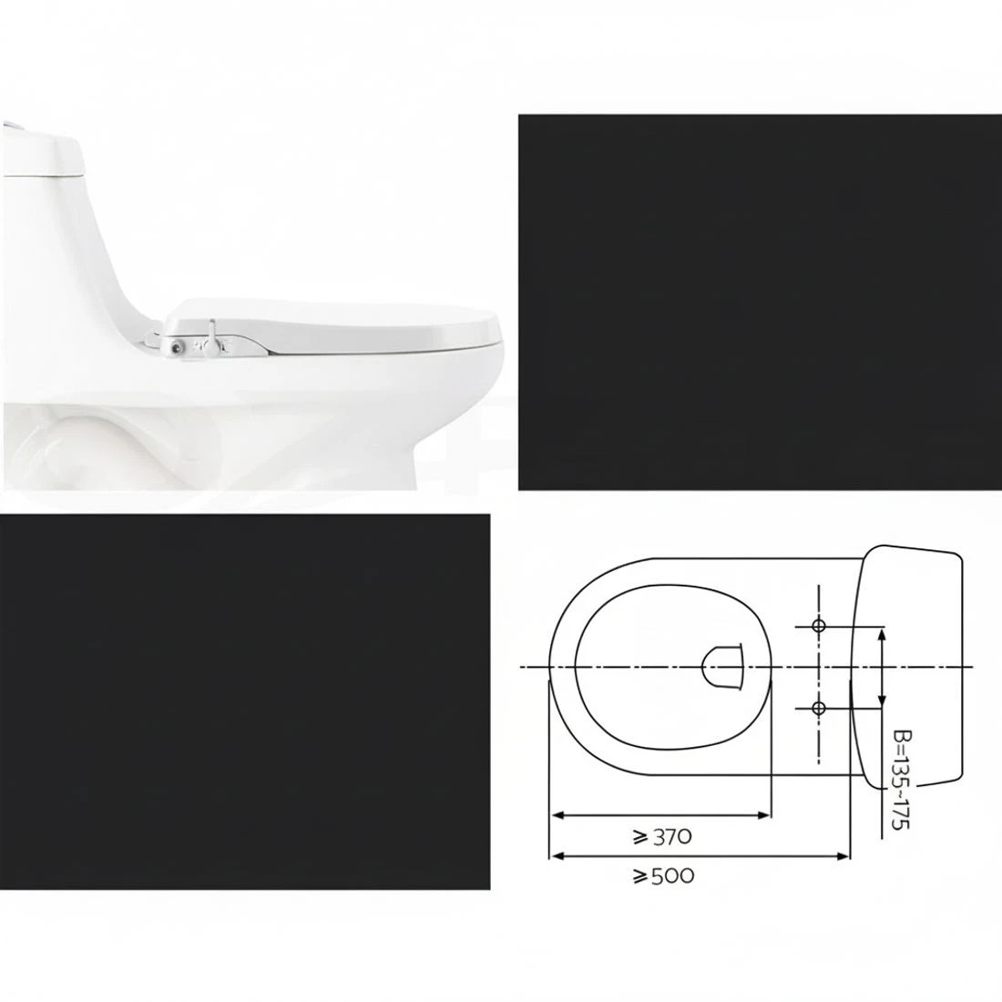 7 Cefito Non Electric Bidet Toilet Seat Cover Auto Smart Water Wash Dry - White, 7 of 9