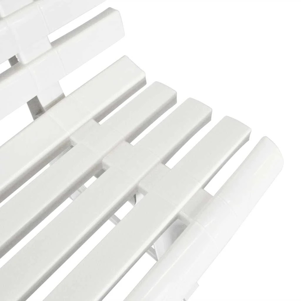 4 vidaXL Garden bench Durable - White, 4 of 6