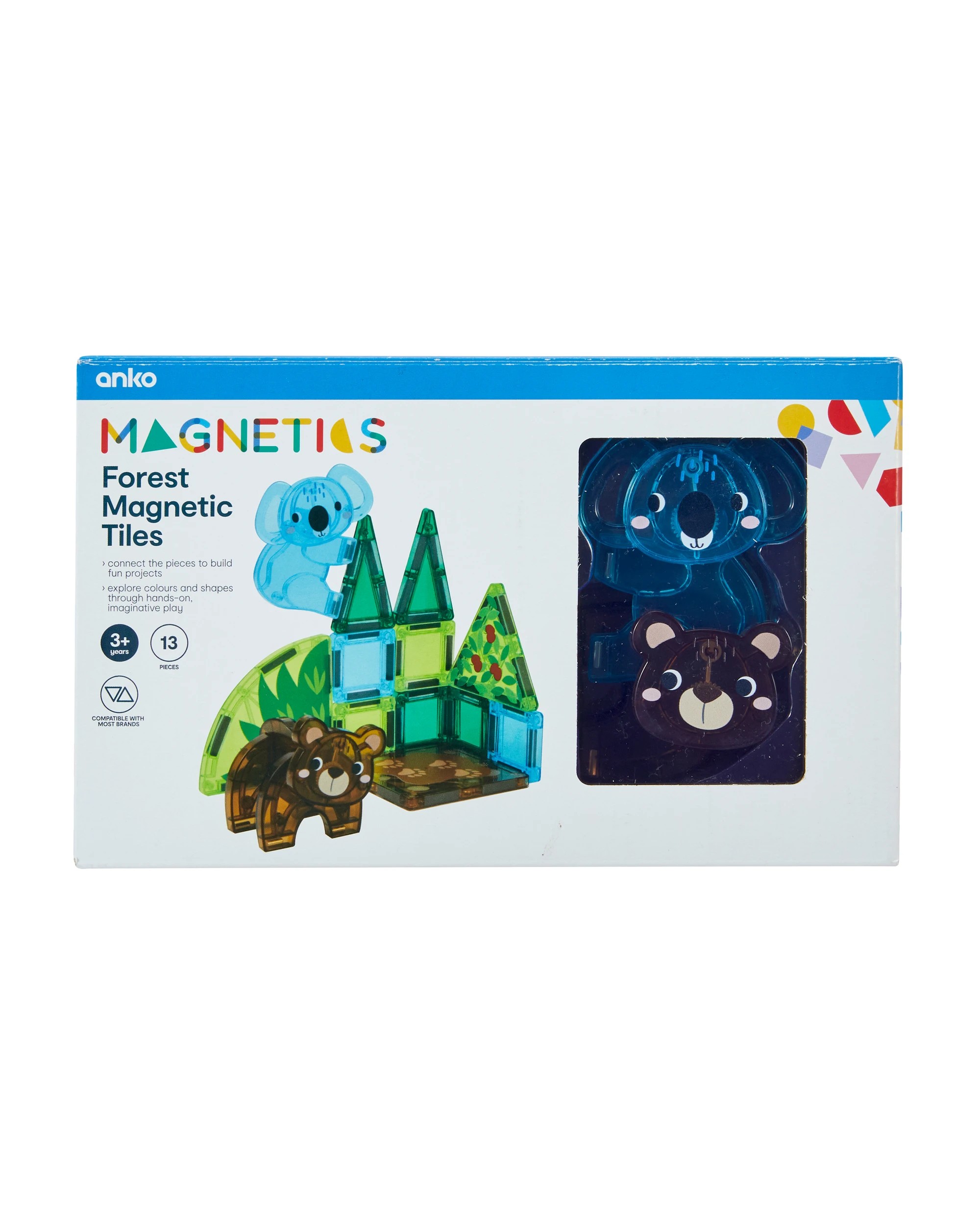 6 13 Piece Forest Magnetic Tiles, 6 of 7