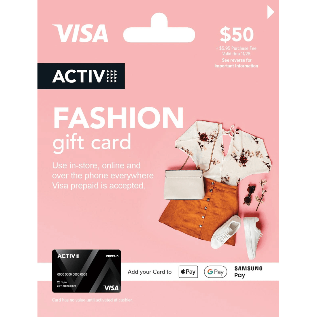 1 Activ VISA $50 Fashion Gift Card, 1 of 1