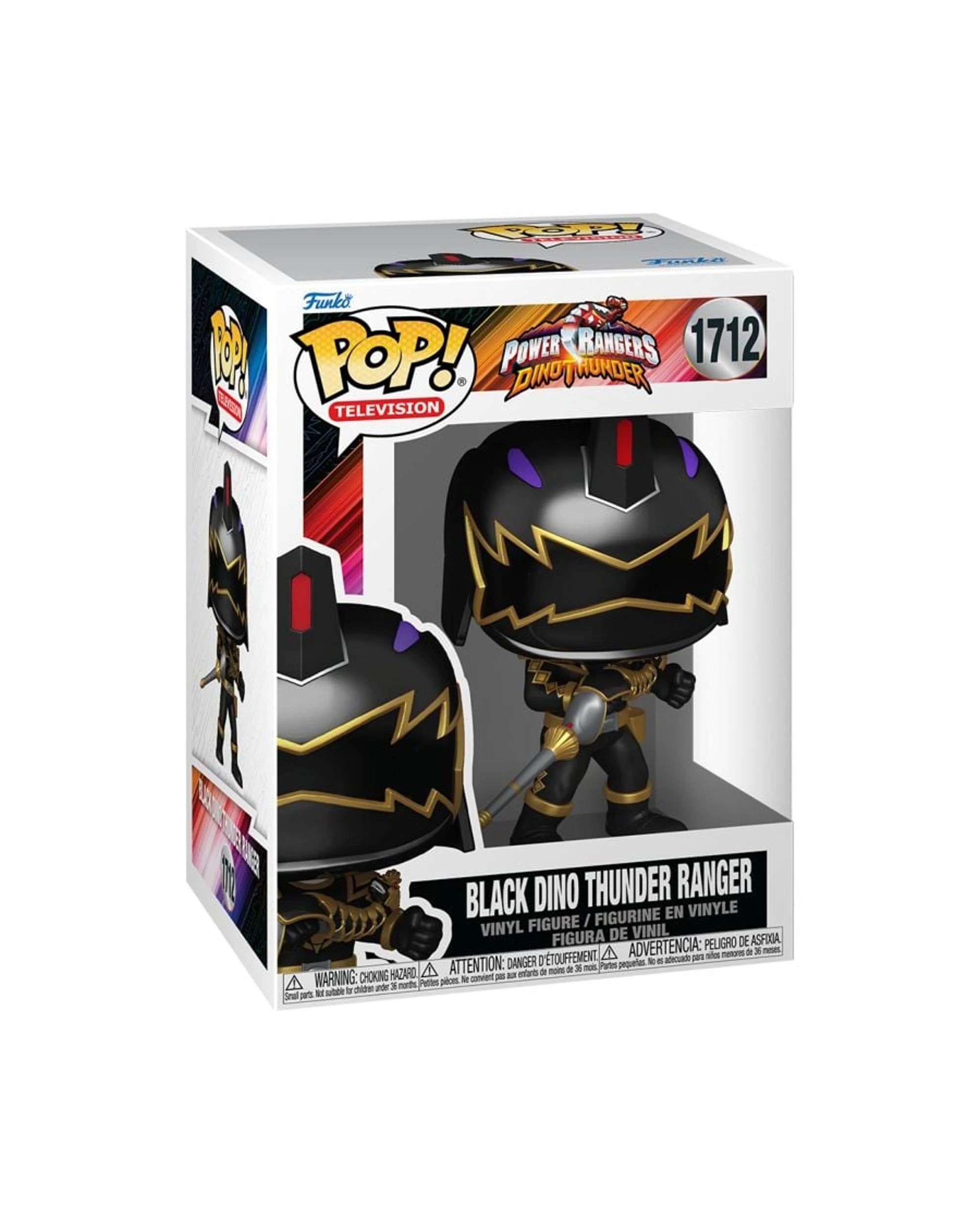 3 Power Rangers Dino Thunder Black Dino Thunder Ranger Funko POP! Vinyl, 3 of 3