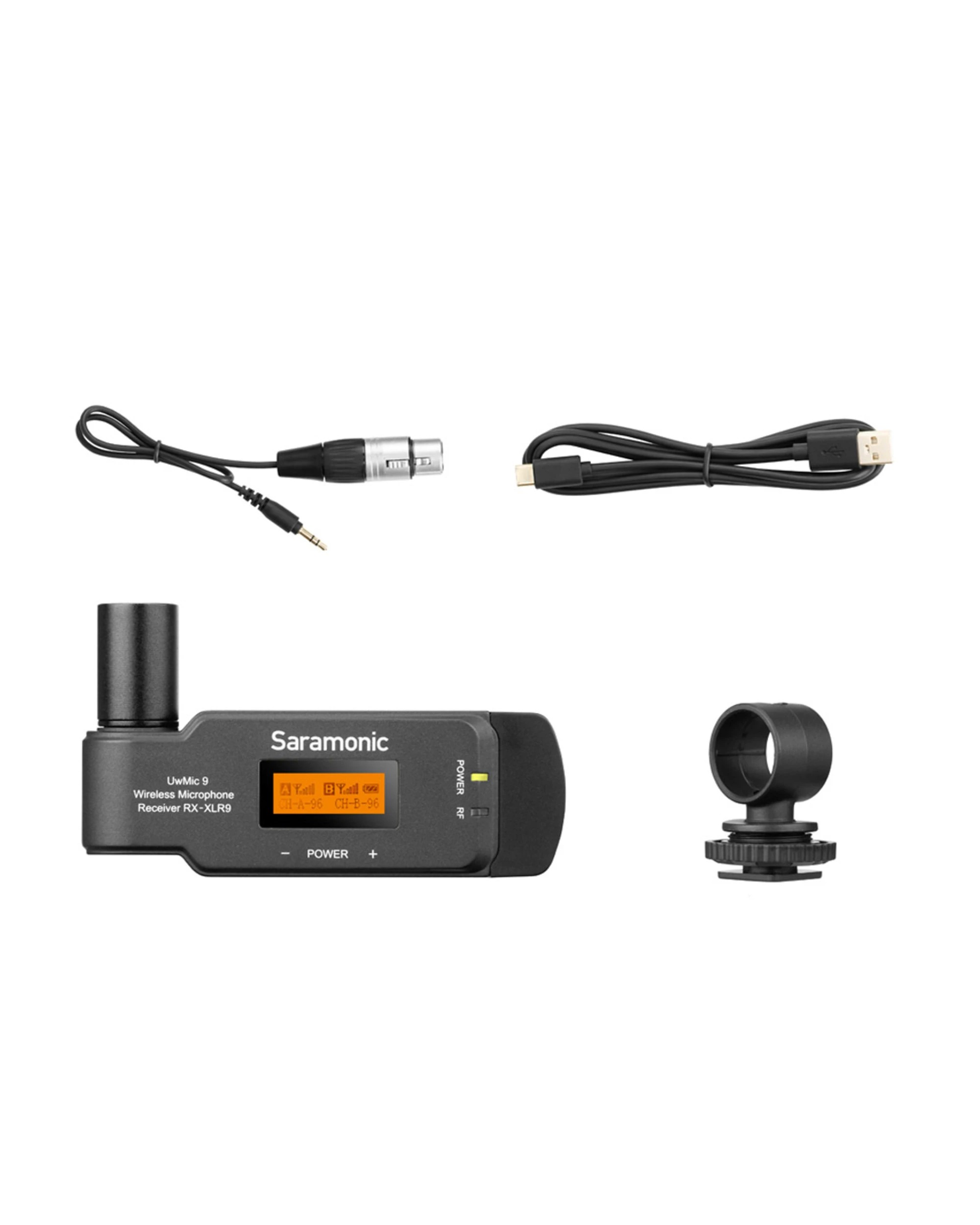 4 Saramonic Uwmic9 RX-XLR9 Compact Plug-on Wireless Receiver - Black, 4 of 5