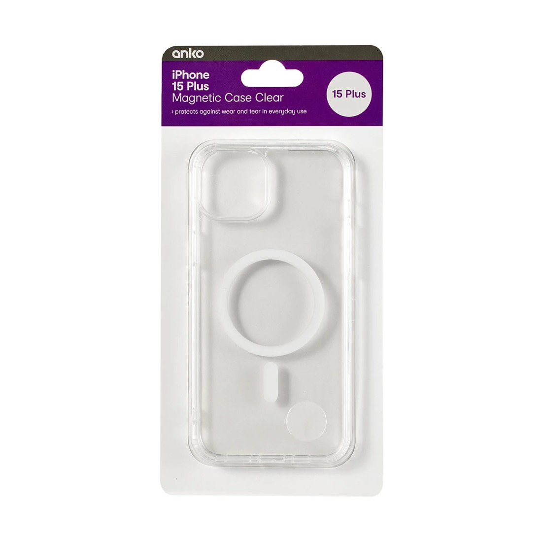 5 iPhone 15 Plus Magnetic Case - Clear, 5 of 5