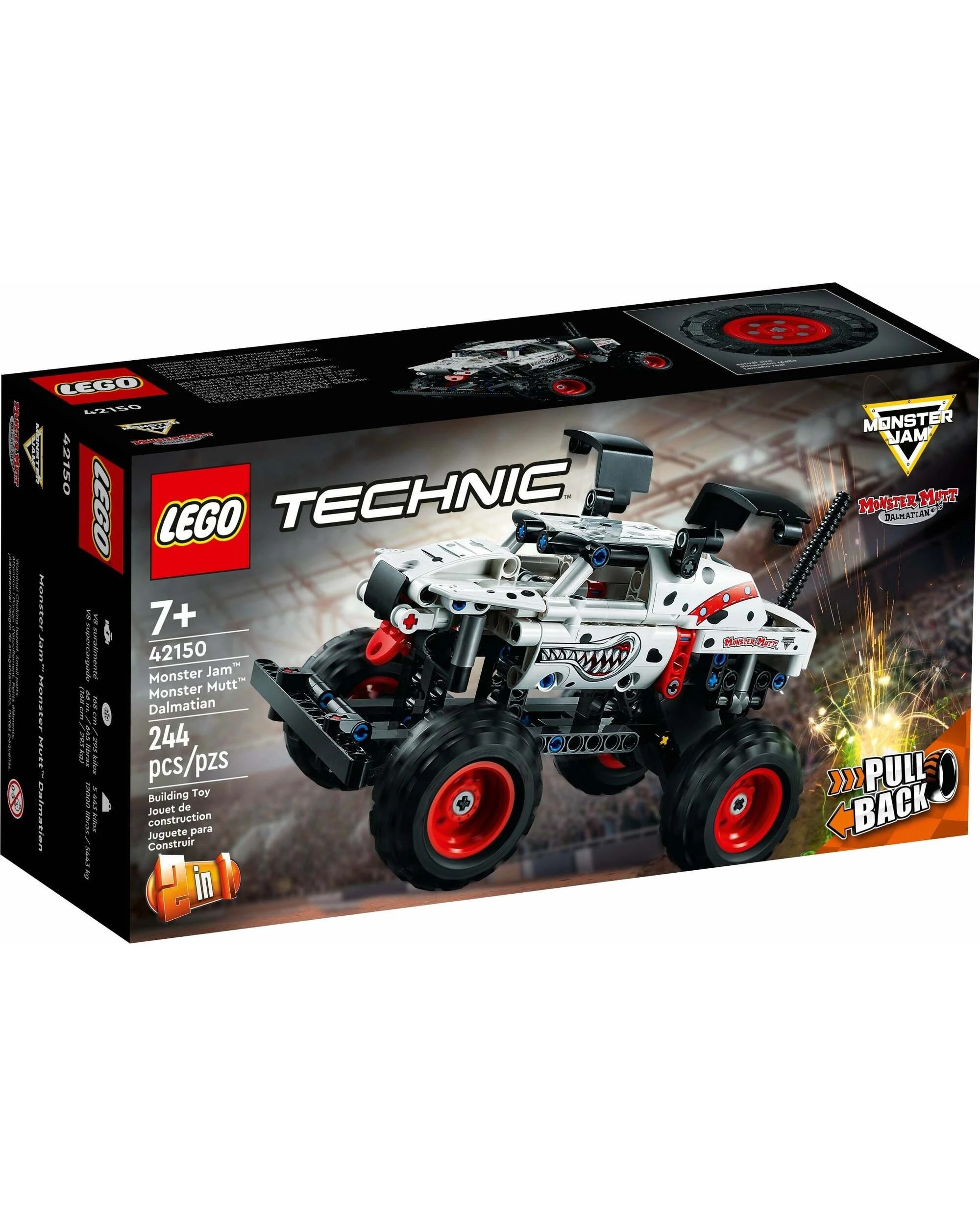 1 LEGO Technic Series 42150 Monster Jam(TM) Monster Mutt(TM) Dalmatian, 1 of 4