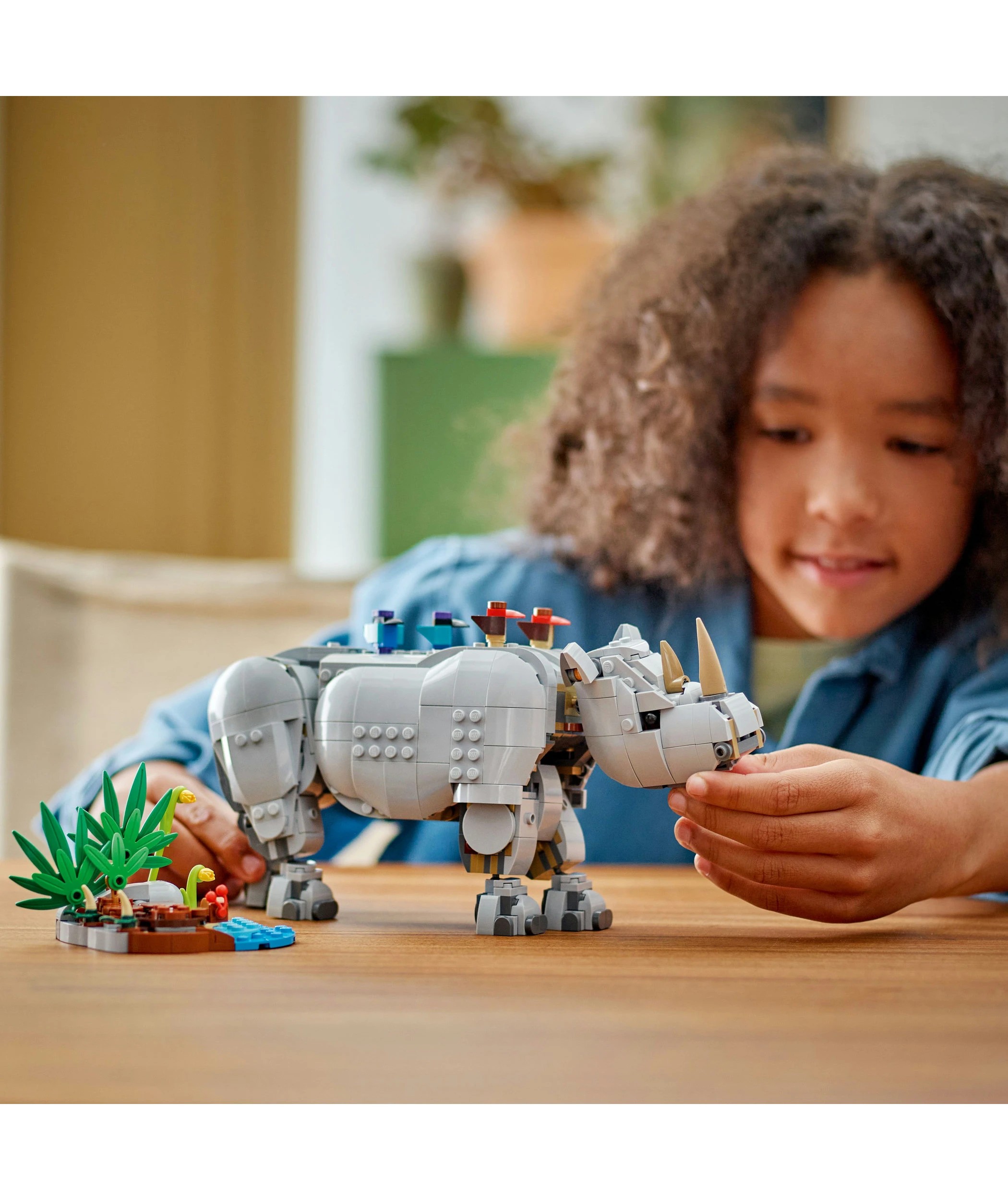 9 LEGO Creator Wild Animals: Majestic Rhino with Birds 31171, 9 of 10