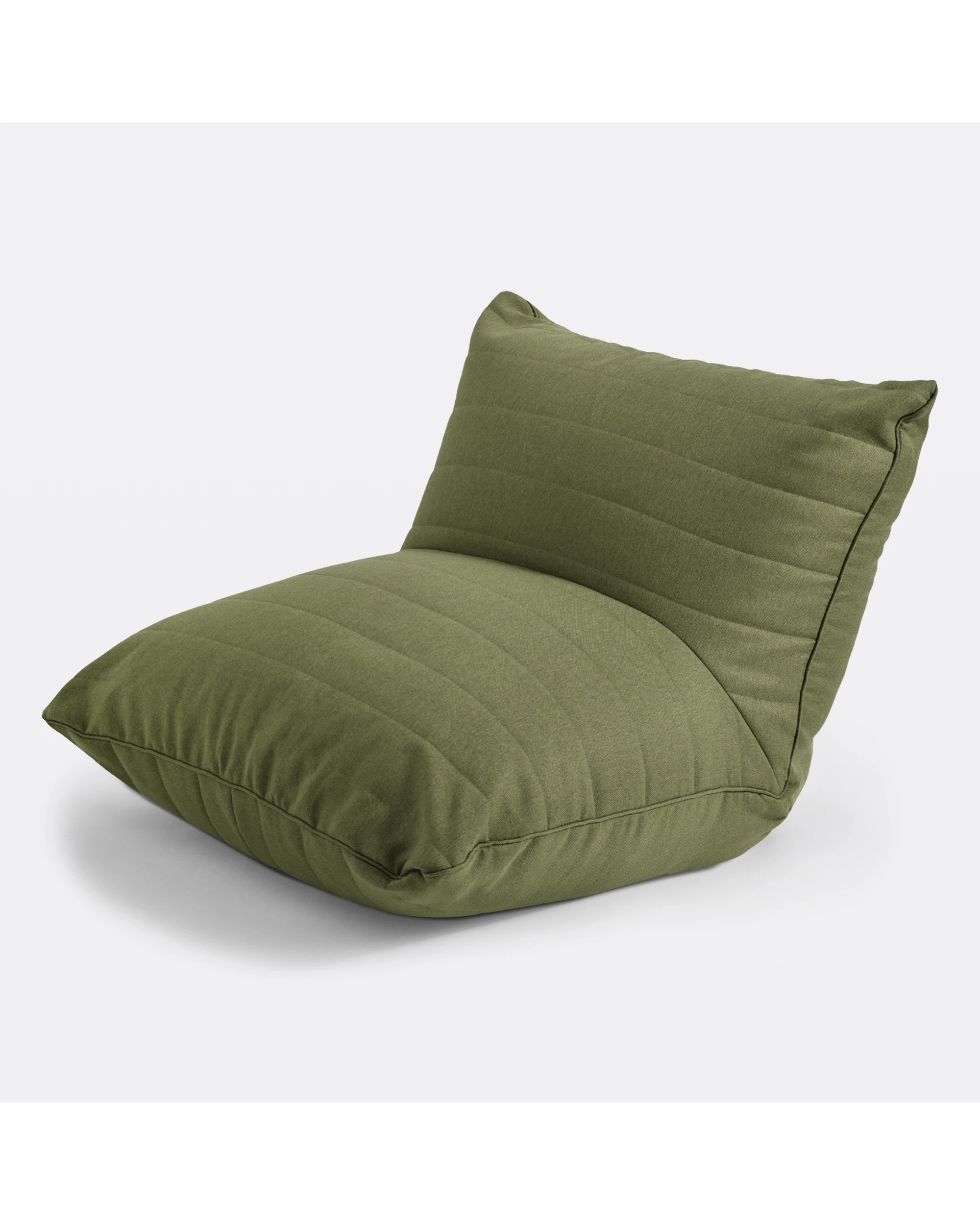 2 Cadence & Co. Linoire Quilted Beanbag Lounger Cover - Moss Green, 2 of 10