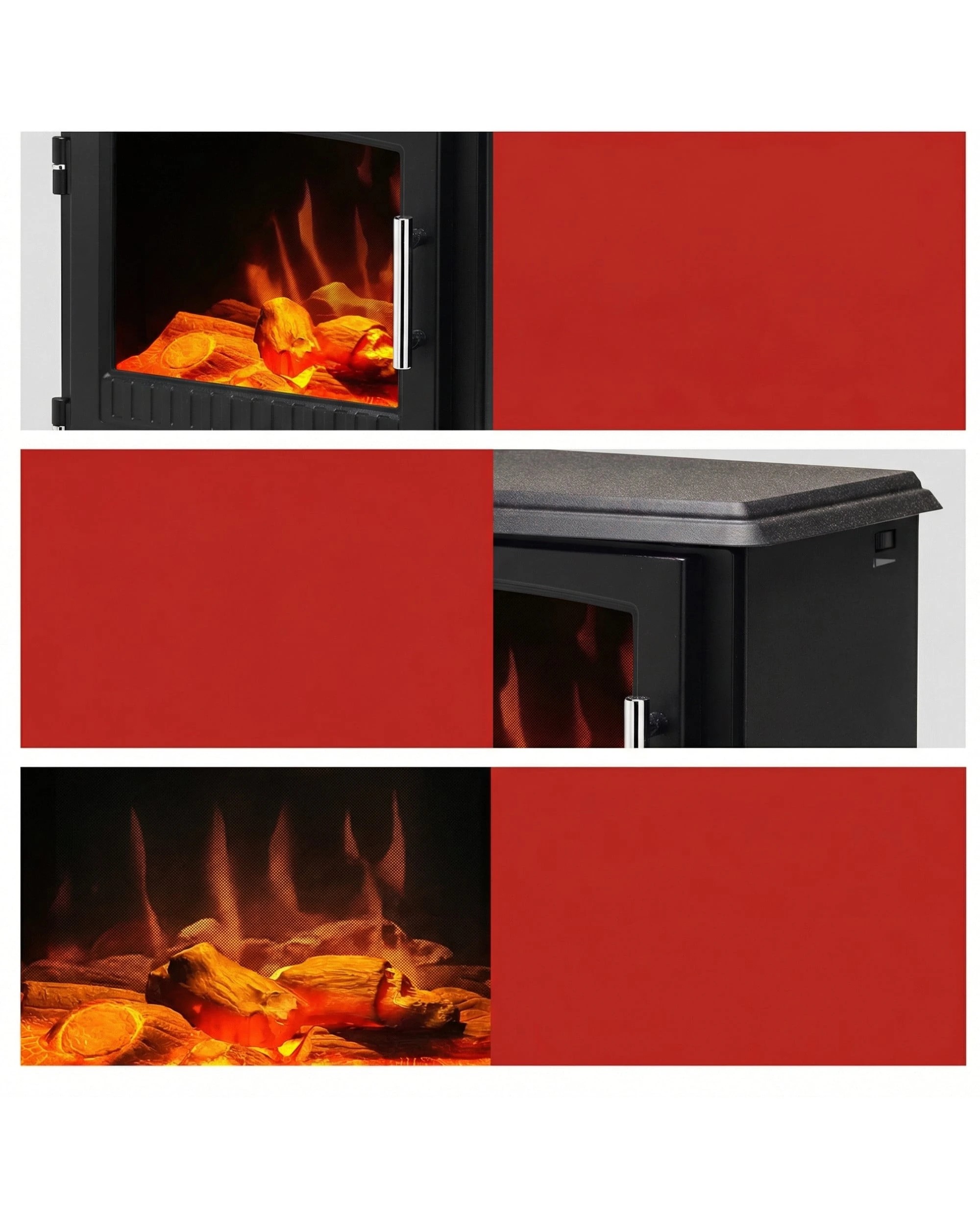 6 Dimplex 2kW Bari Portable Electric Stove - Black, 6 of 8