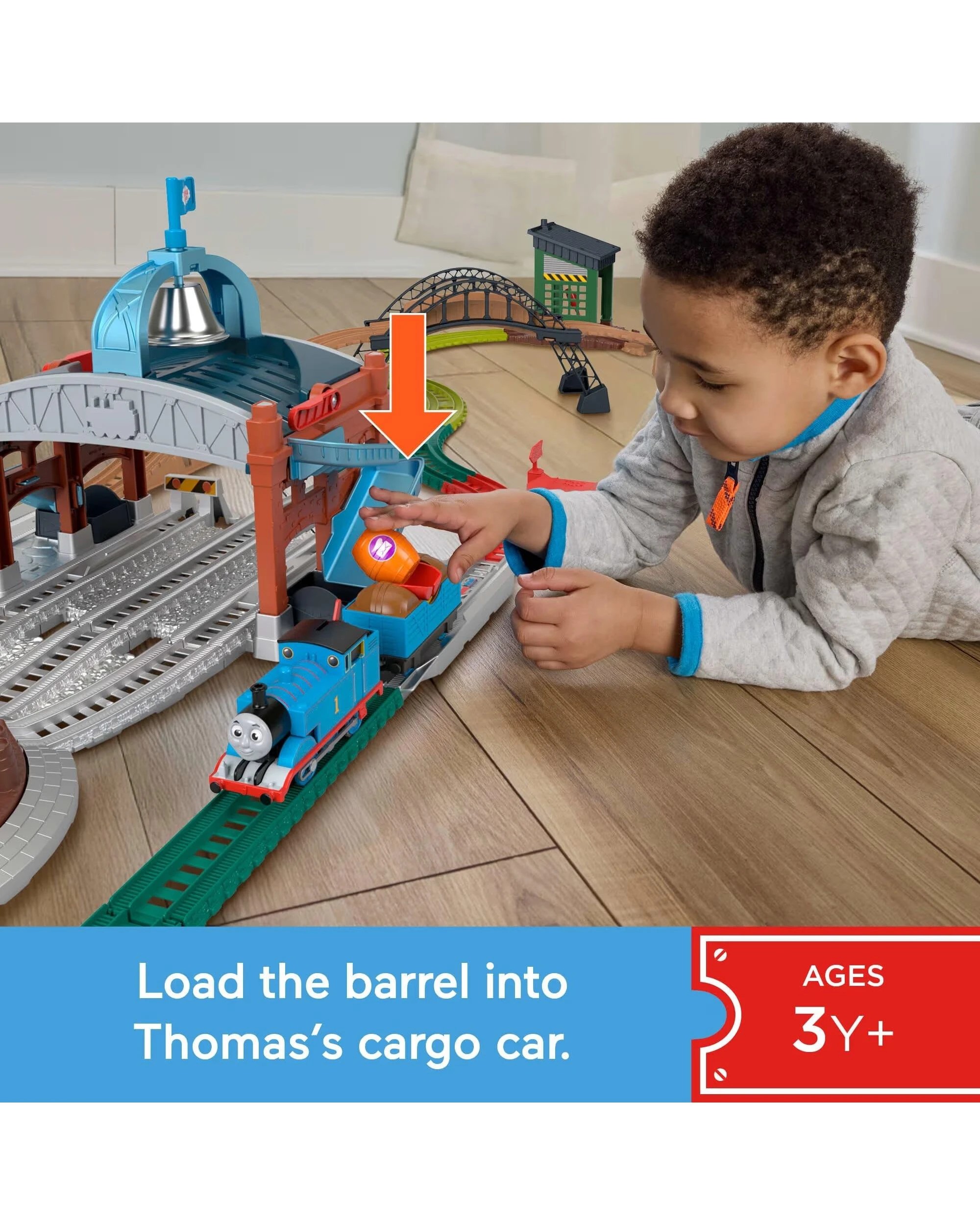 3 Fisher-Price Thomas and Friends Load and Launch Barrel Delivery Set, 3 of 6