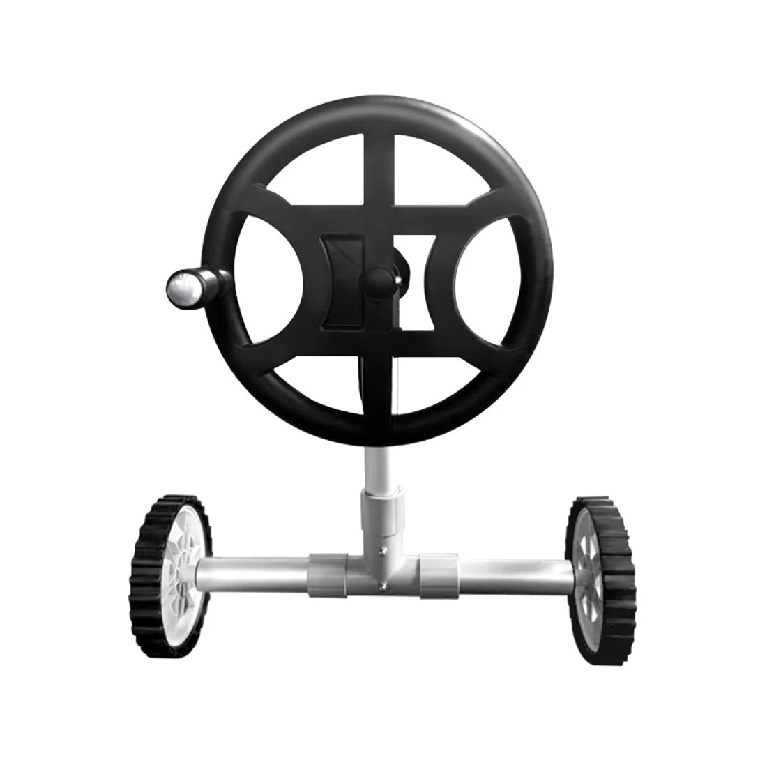 3 Aqua Buddy Pool Cover Roller 4m Adju Swimming Pool Solar Blanket Reel - Silver, 3 of 6