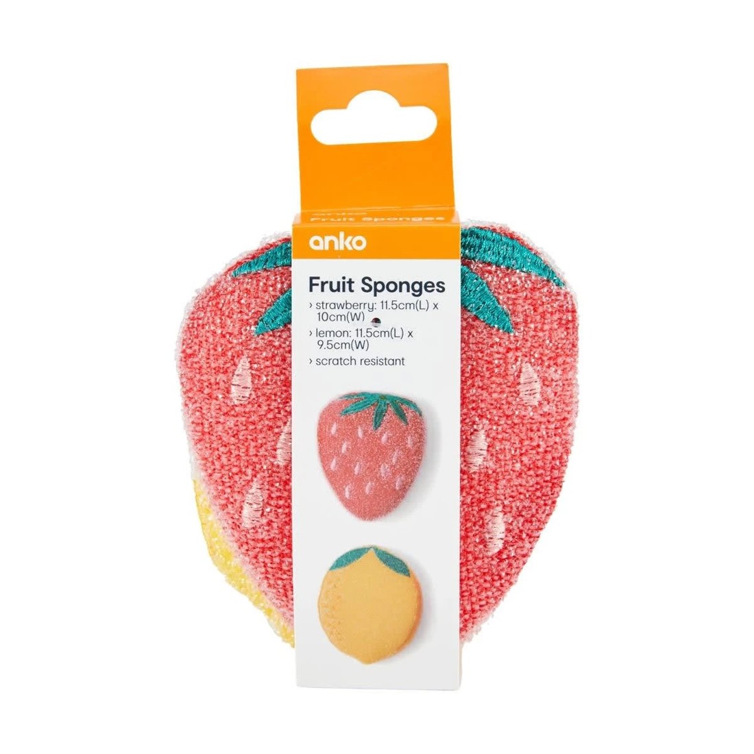8 2 Pack Fruit Sponges, 8 of 9