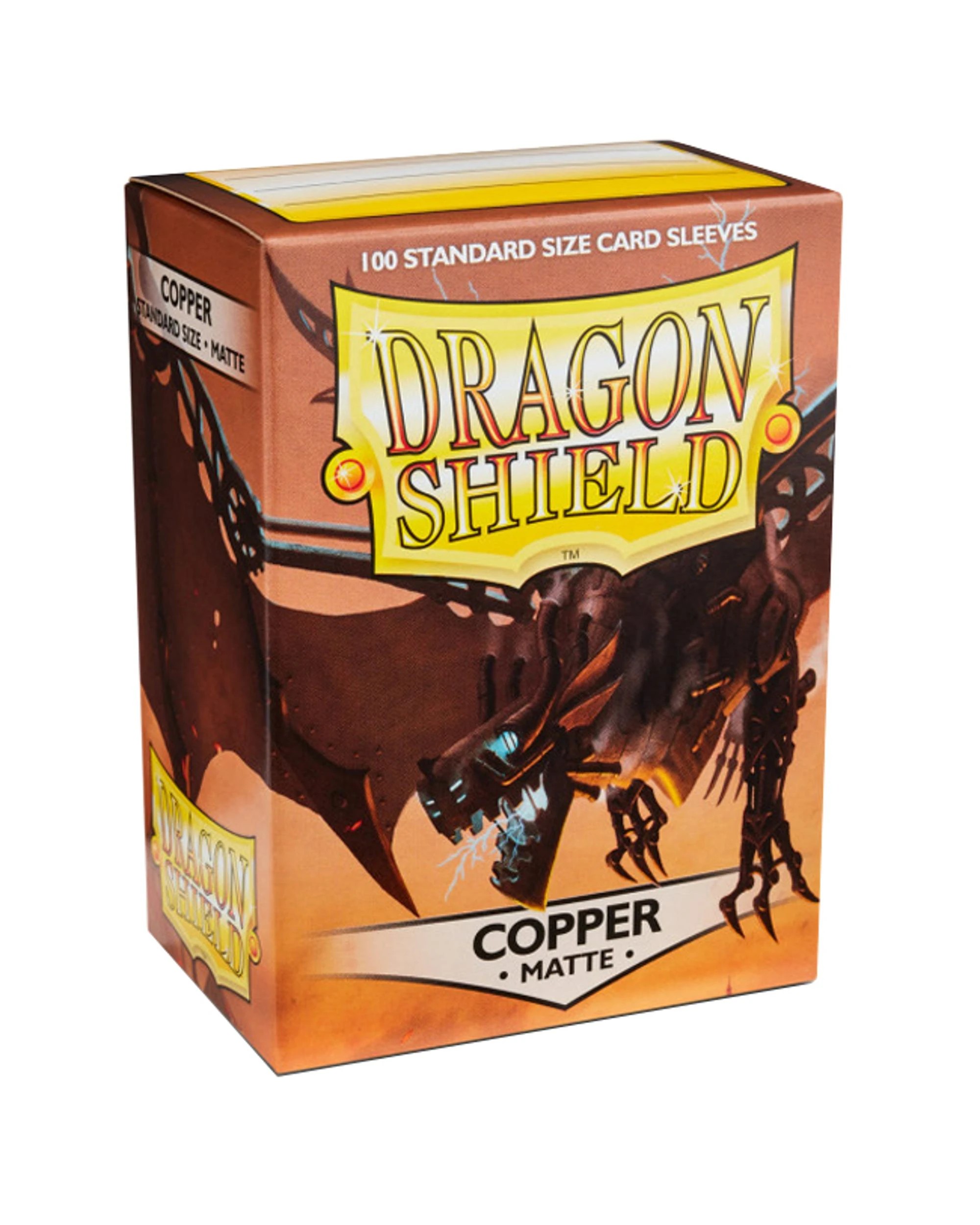 1 Dragon Shield Draco Primus Matte Copper Sleeves 100 Pack, 1 of 2