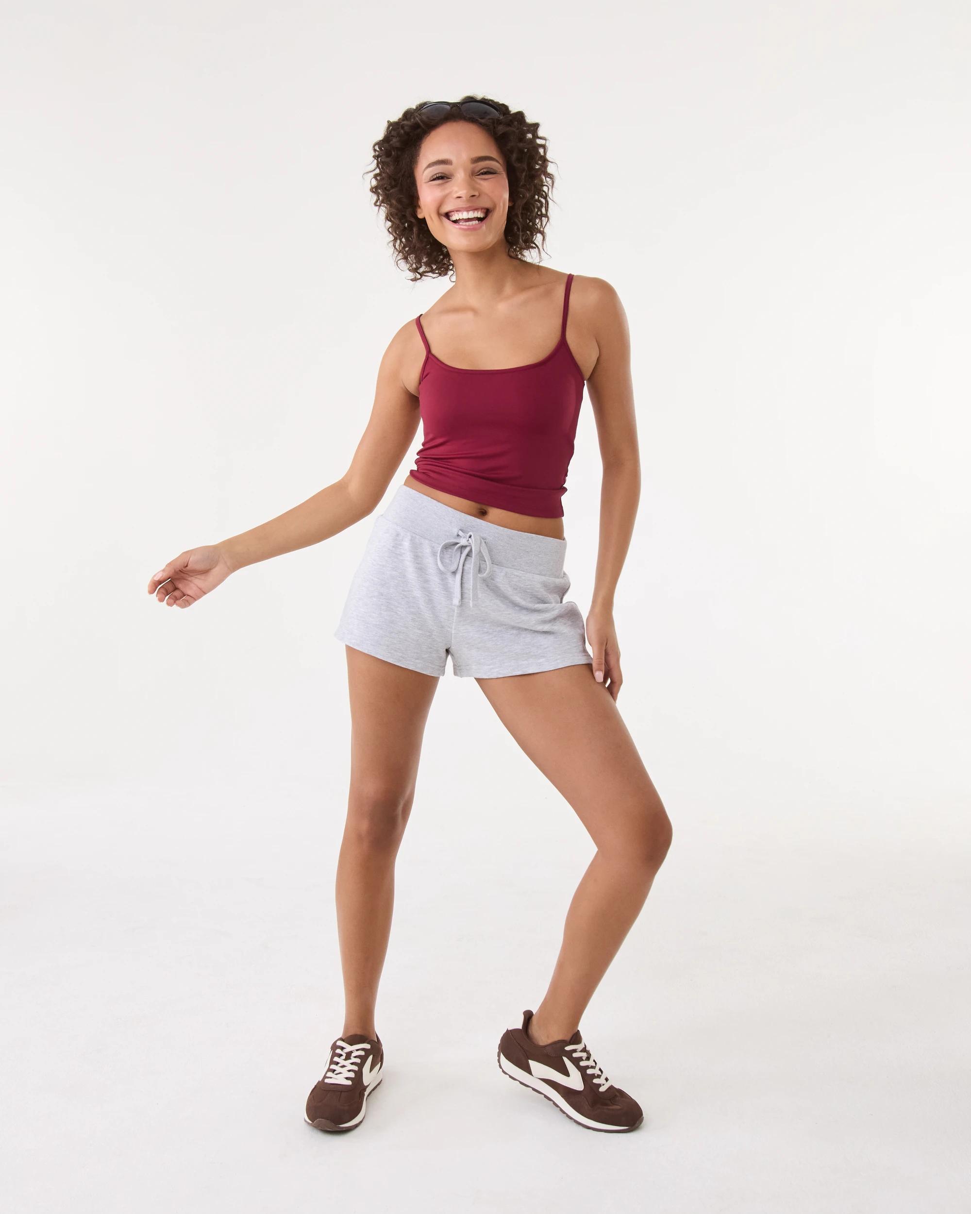 2 Contour Shelf Cami Rhubarb, 2 of 7