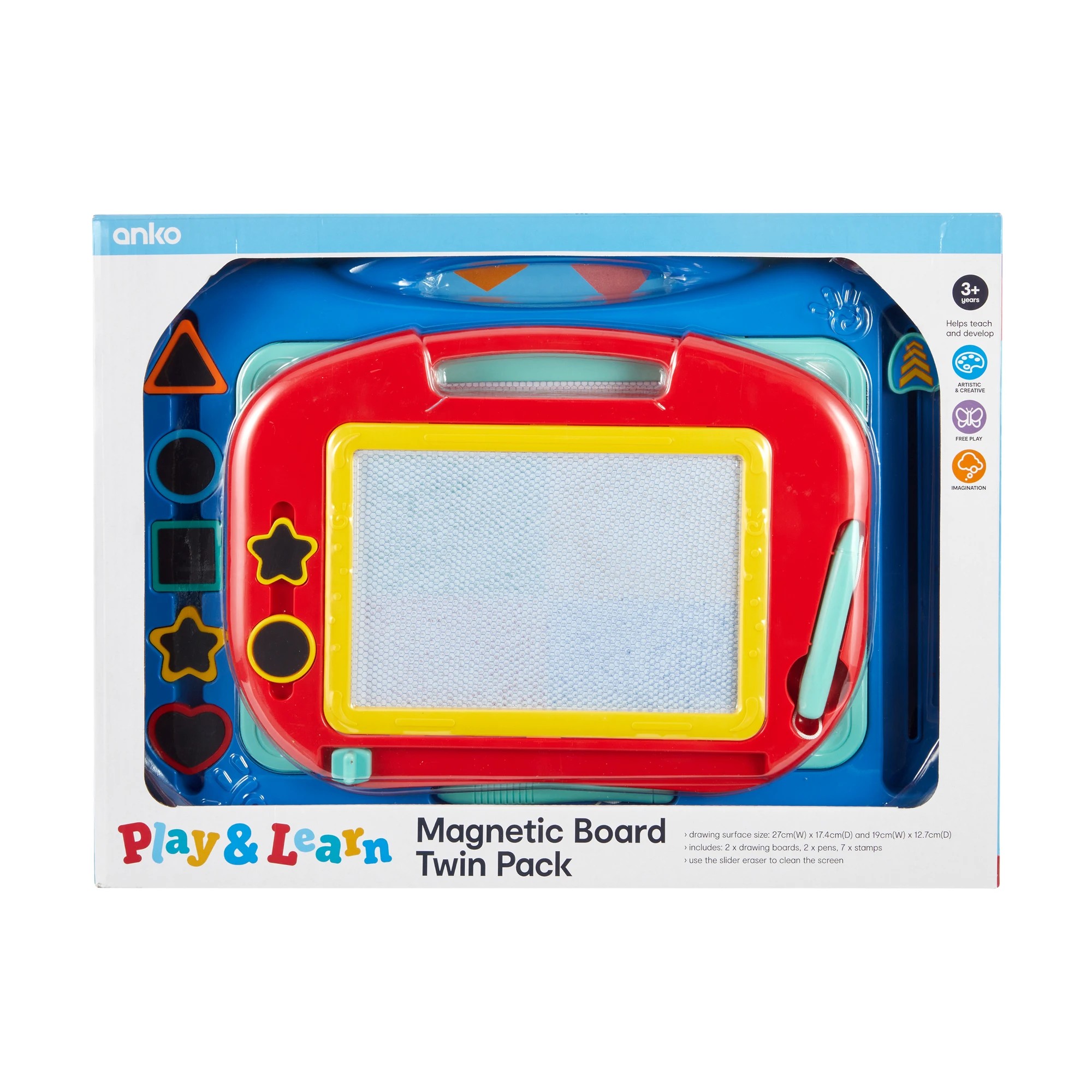 4 Magnetic Board Twin Pack - Assorted, 4 of 5