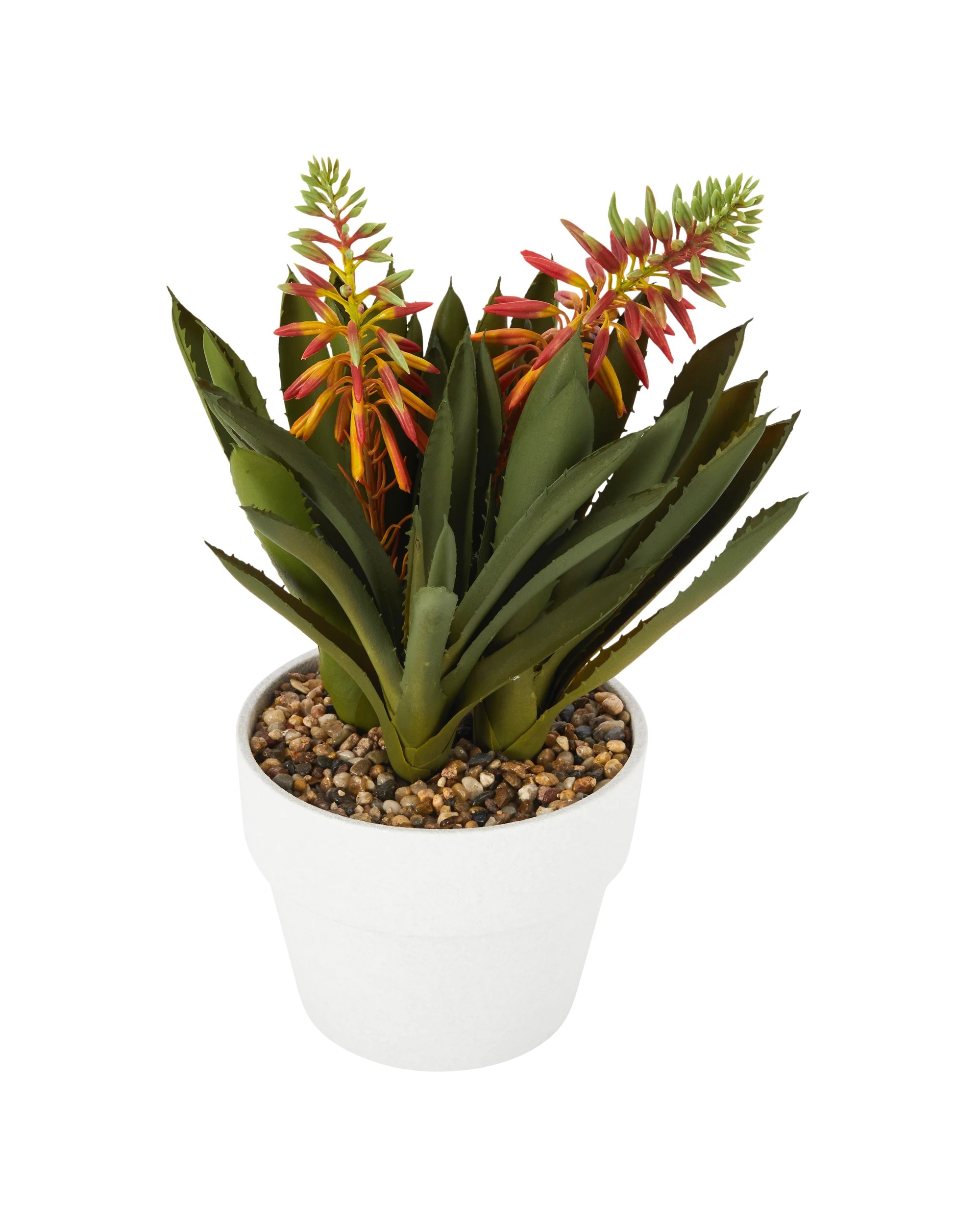 1 Artificial Aloe Flower in Vase, 1 of 3