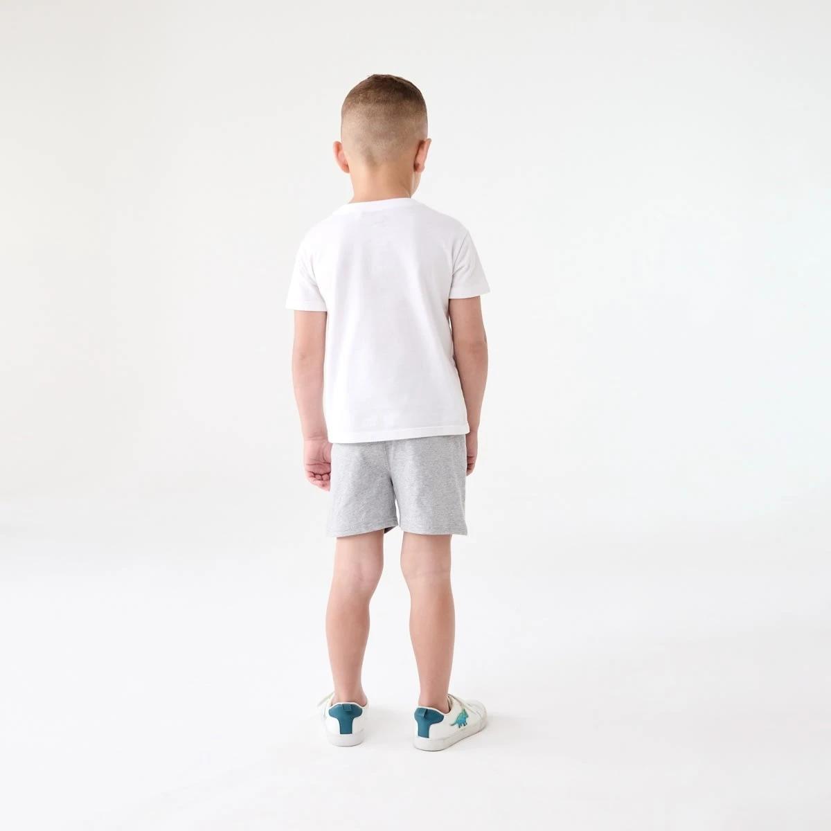 5 Cotton Knit Shorts LIGHT GREY MARLE, 5 of 5