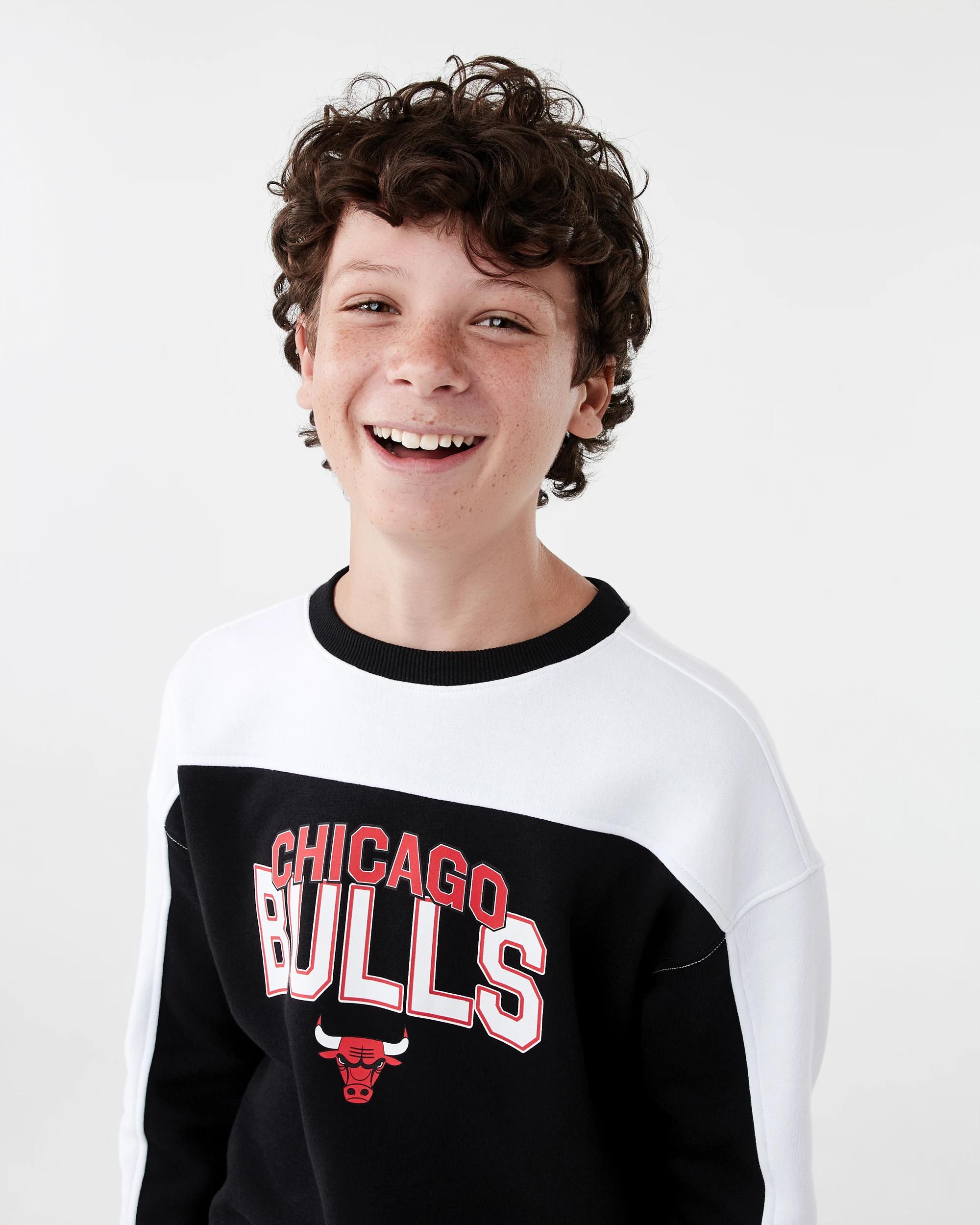 4 Kids NBA Fleece Crew Neck Top Bulls 7d47, 4 of 8