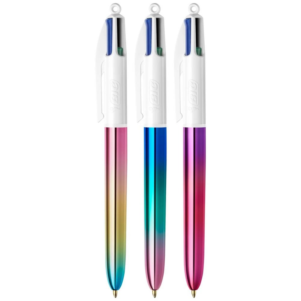 3 Bic 4-Colour Ballpoint Pen Gradient 3 Pack, 3 of 6