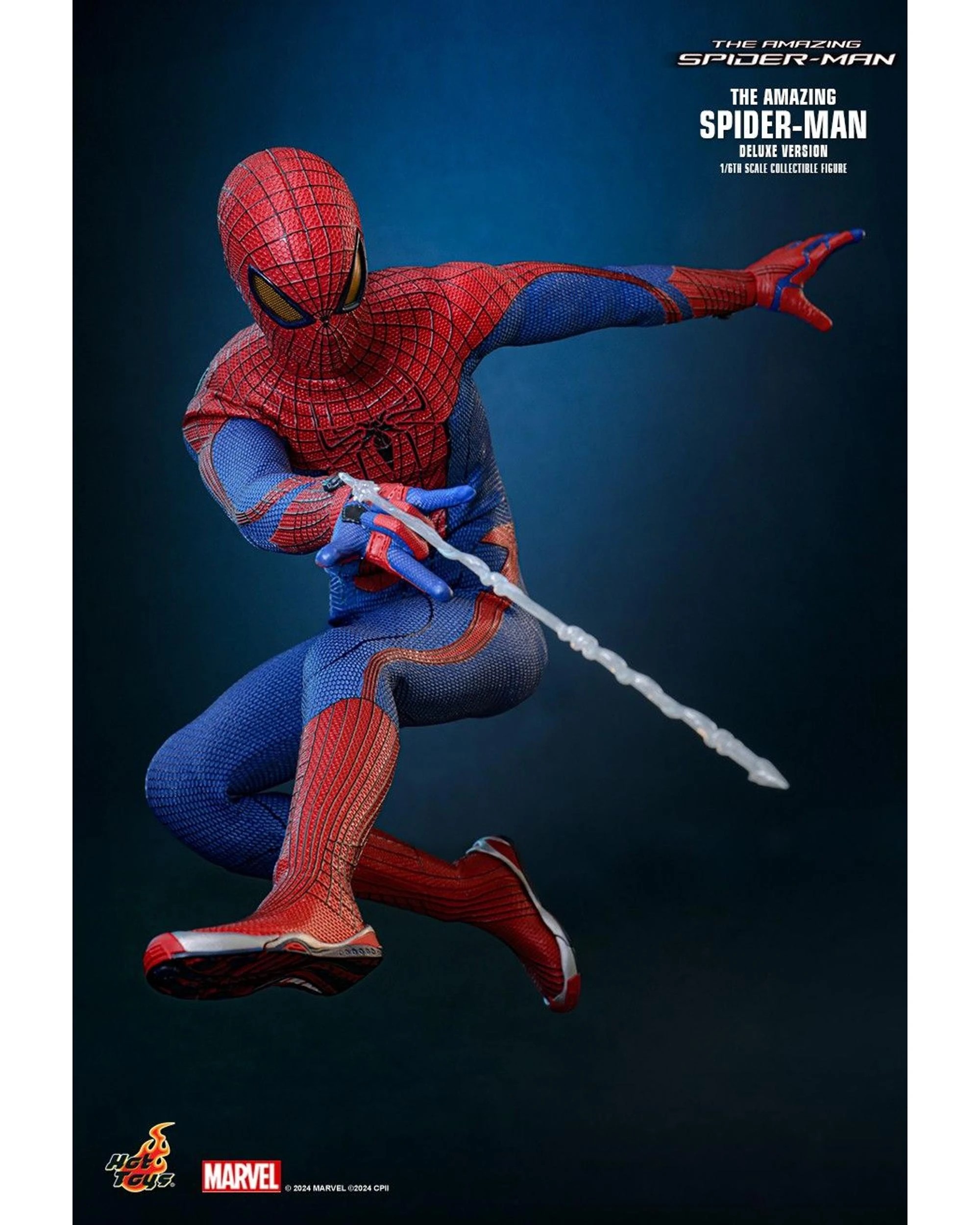 7 Hot Toys The Amazing Spider-Man Spider-Man 1:6 Scale Deluxe Collectible Action Figure, 7 of 10