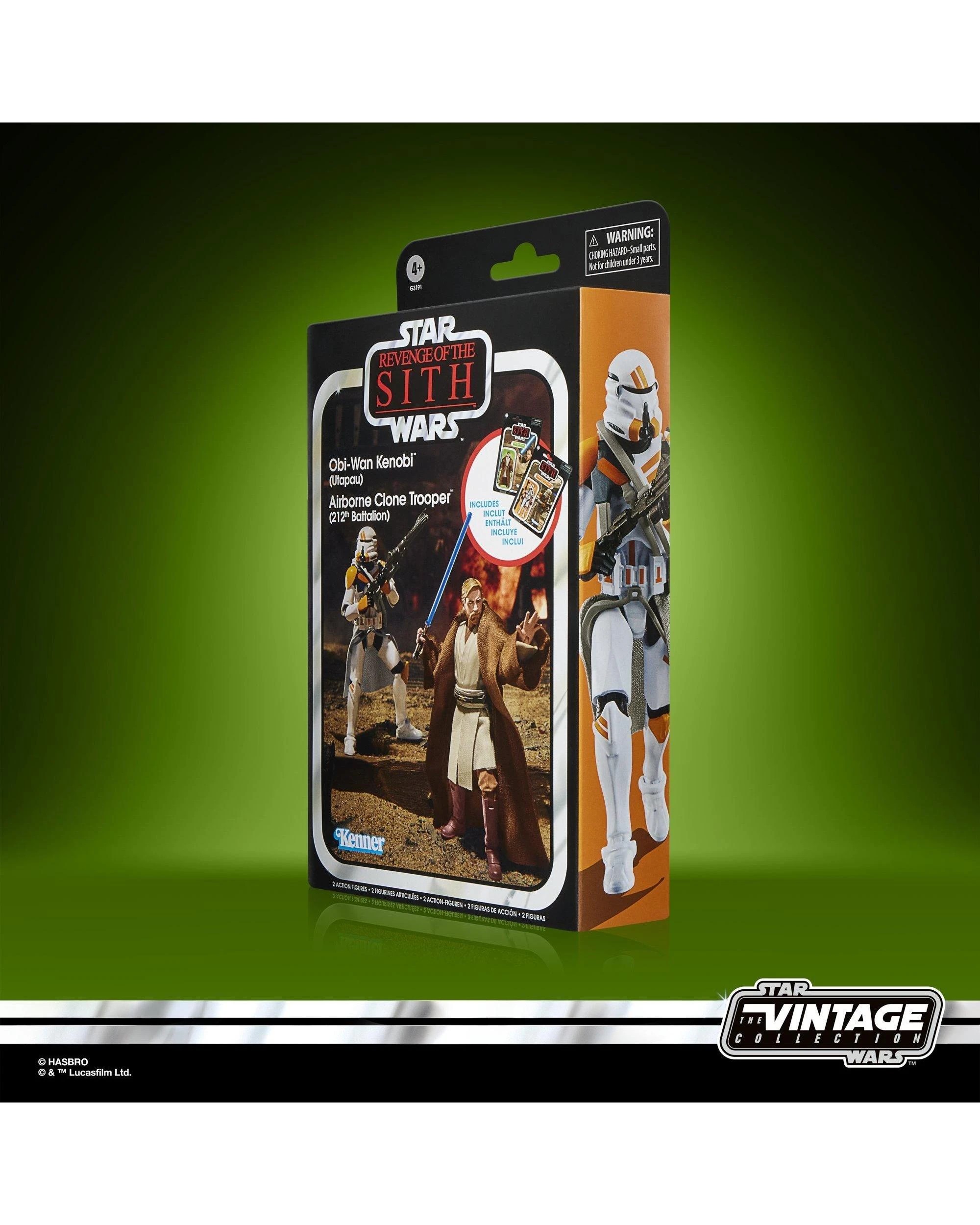 8 Star Wars: The Vintage Collection Obi-Wan Kenobi & Airborne Clone Trooper Action Figure 2 Pack, 8 of 10
