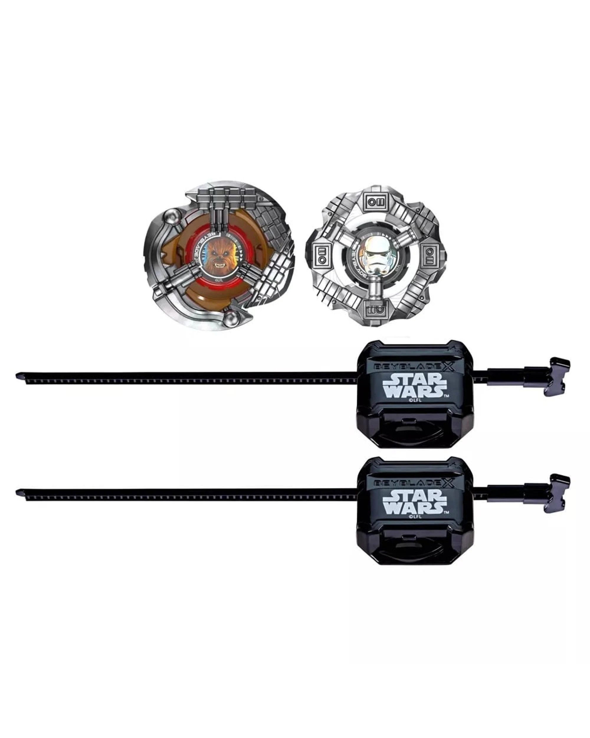 2 Beyblade X Star Wars Chewbacca 4-80LF Vs Stormtrooper 5-70B Multipack Set, 2 of 5