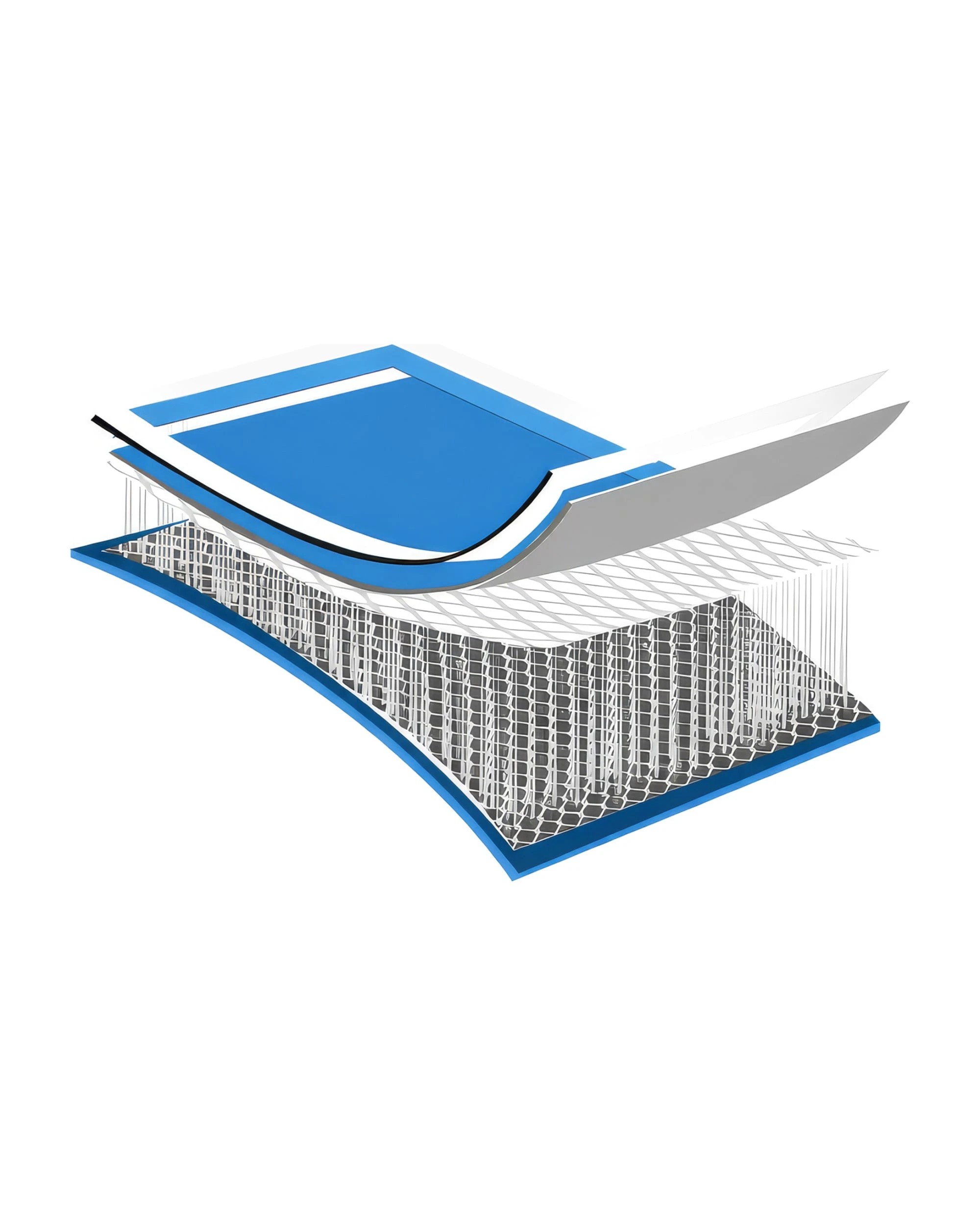 5 Powertrain Sports 6m x 2m x 20cm Inflatable AirTrack Mat - Drop Stitch PVC - Blue, 5 of 5