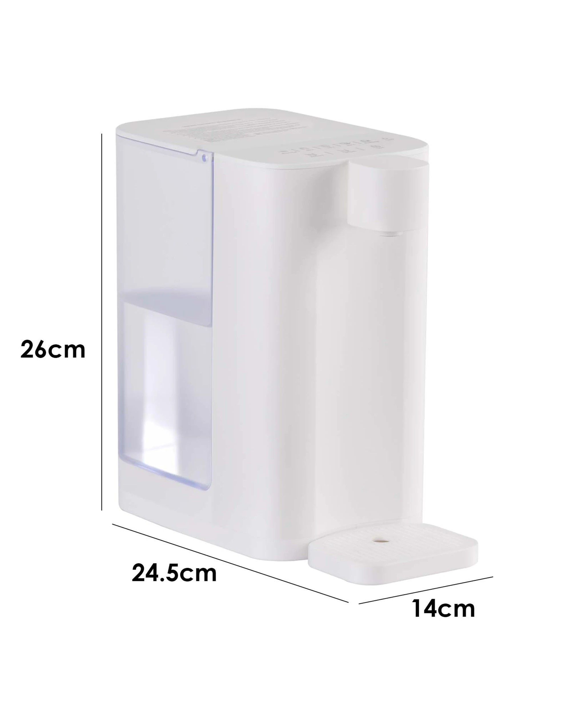 6 Advwin Instant Hot Water Dispenser 3l, 2000w Fast Boiling Smart Water Boiler With 5 Temperature Settings, 6 of 7