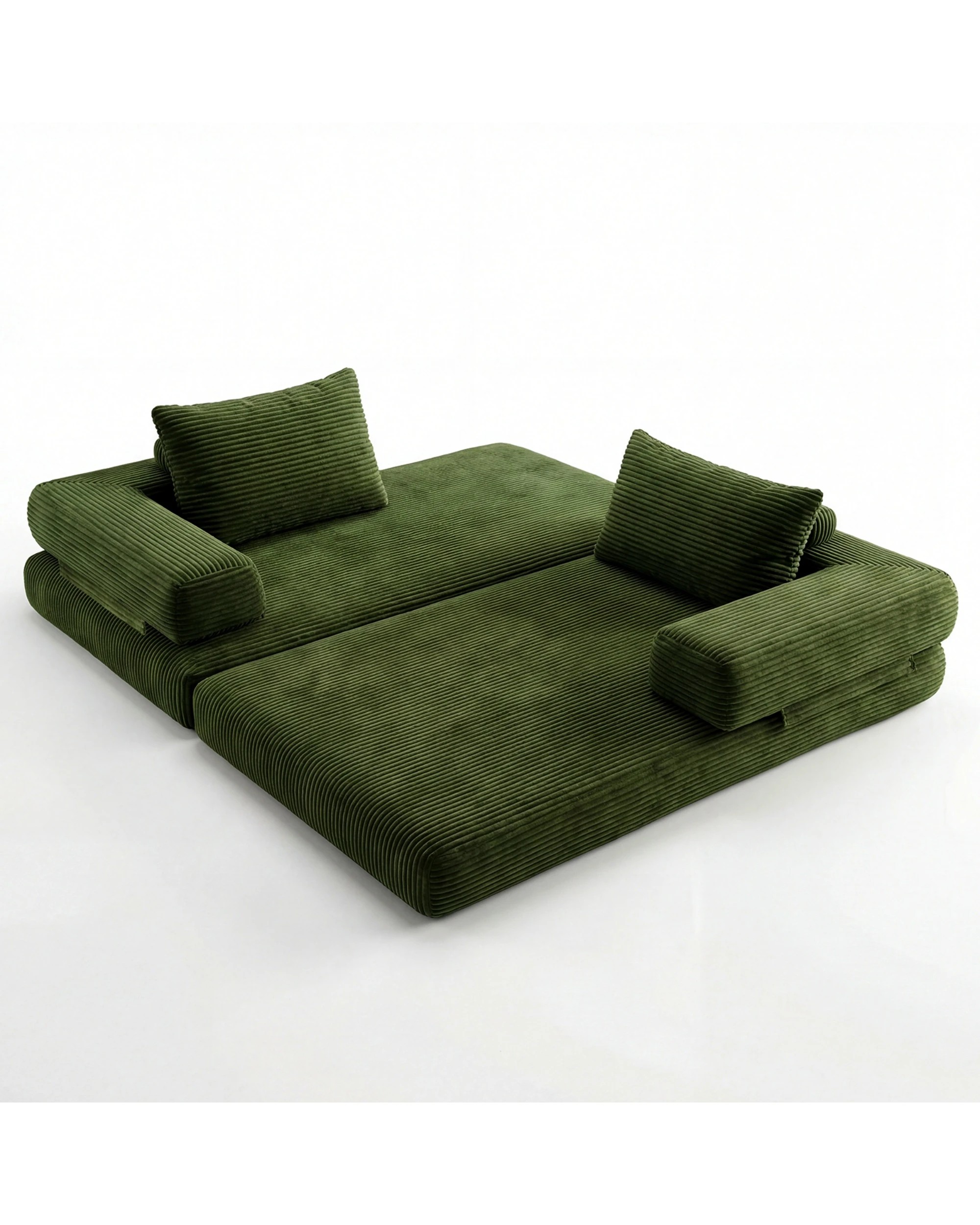 5 Advwin Folding Sofa Bed 5 in 1 Convertible Floor Loveseat, 5 of 7