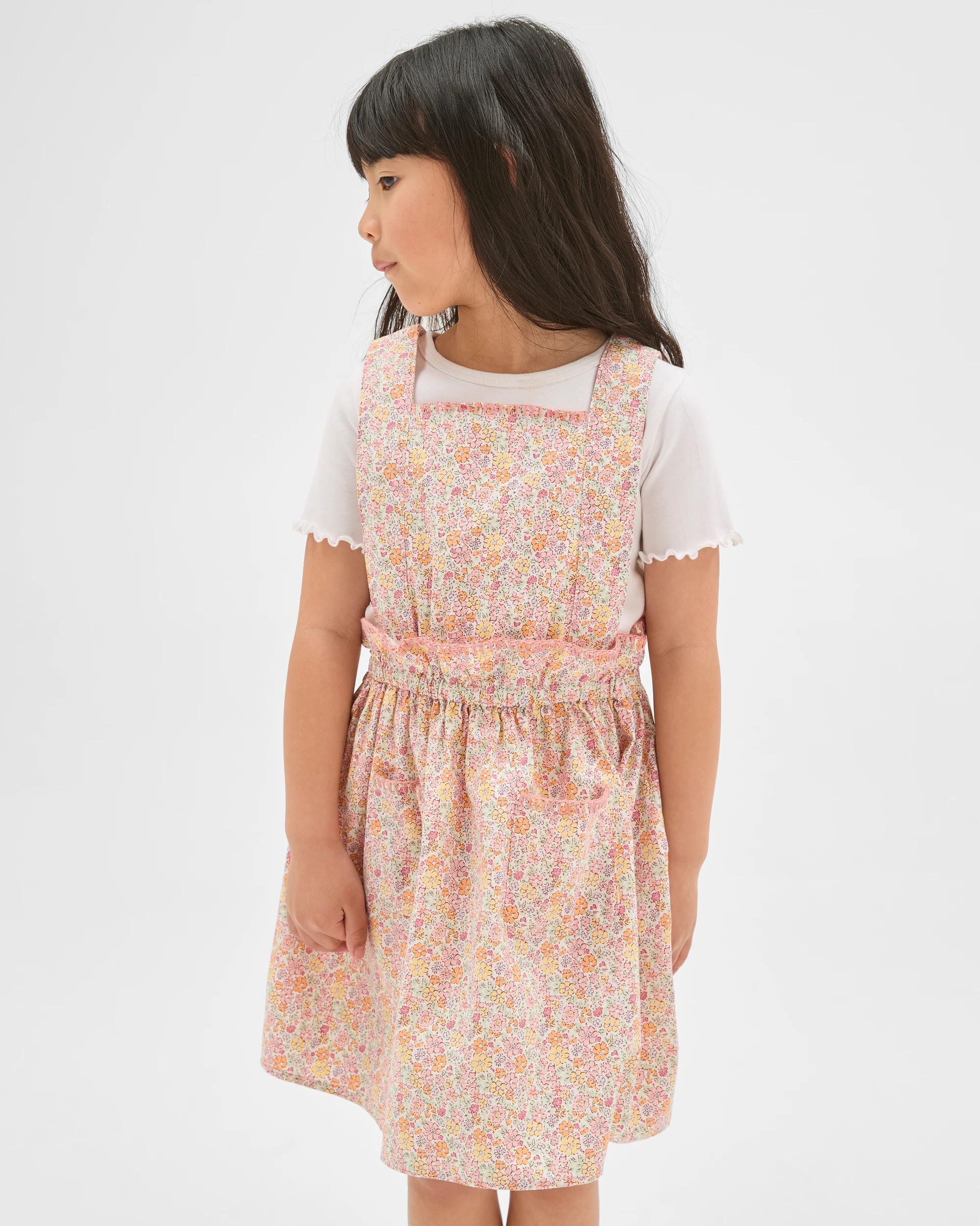 2 Target Kids Australian Cotton Woven Apron Dress DITSY MULTI, 2 of 7