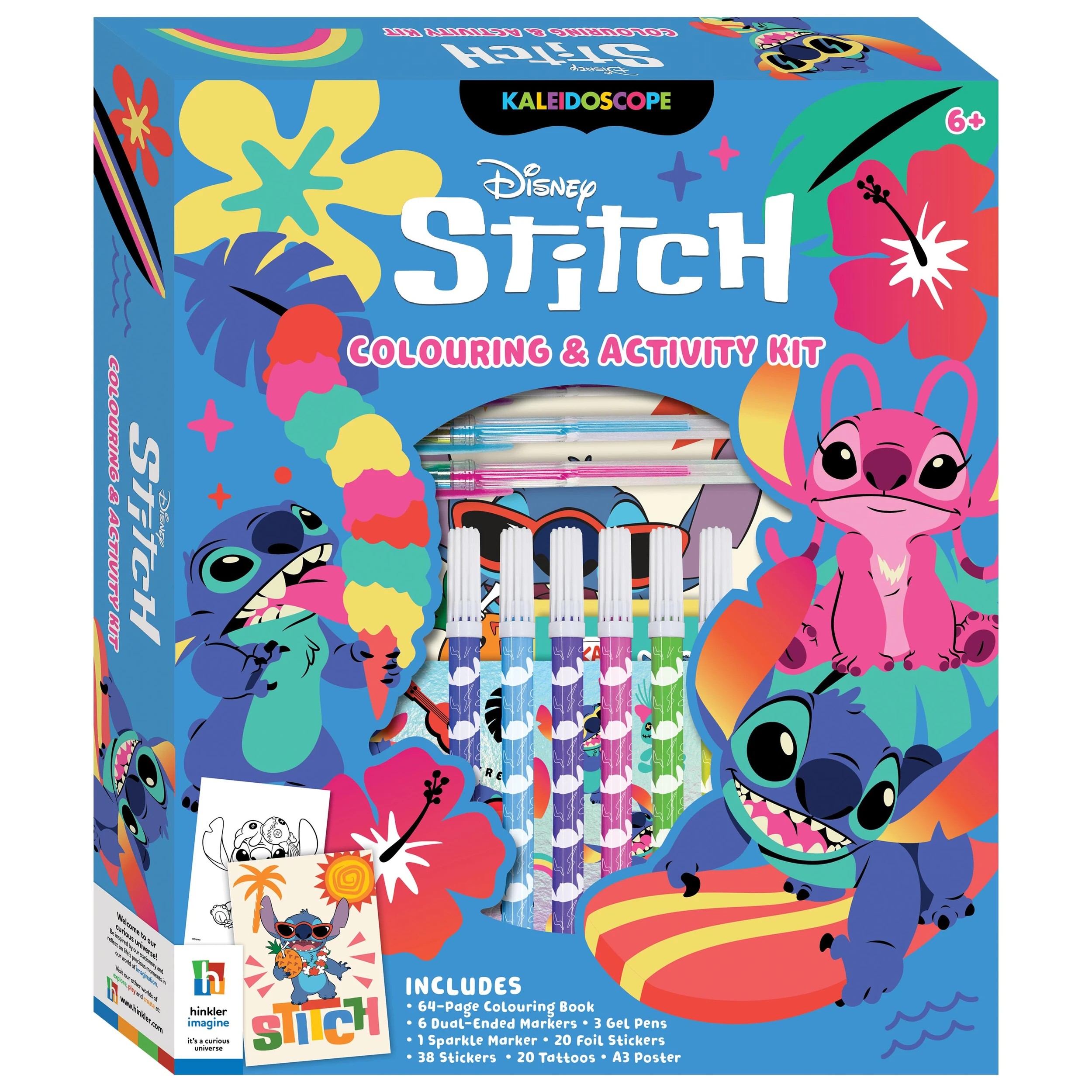 1 Kaleidoscope Disney Stitch Colouring and Activity Kit, 1 of 6