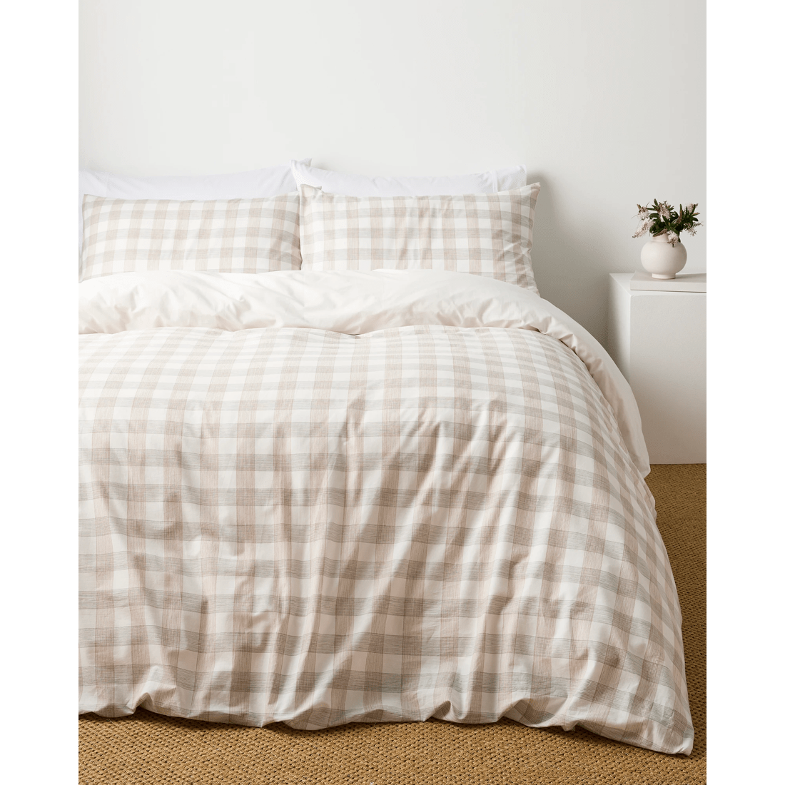 1 Target Hunter Gingham Cotton Quilt Cover Set
 - Double Bed
 - Grey, 1 of 3