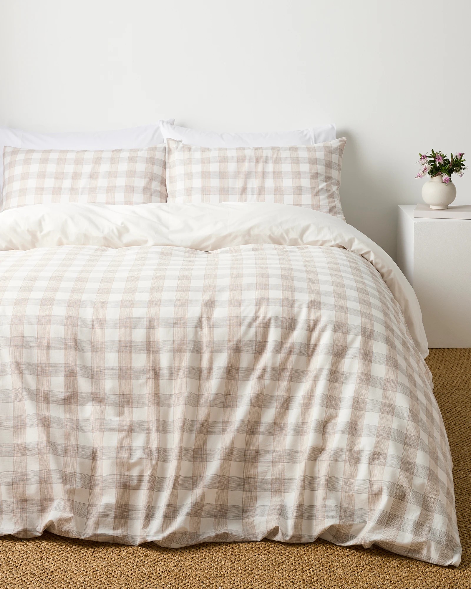 1 Target Hunter Gingham Cotton Quilt Cover Set
 - Queen Bed
 - Grey, 1 of 3