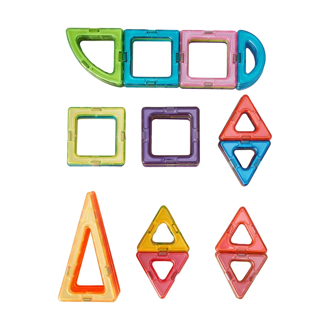 8 50 Piece Magnetic Tiles Playset, 8 of 11