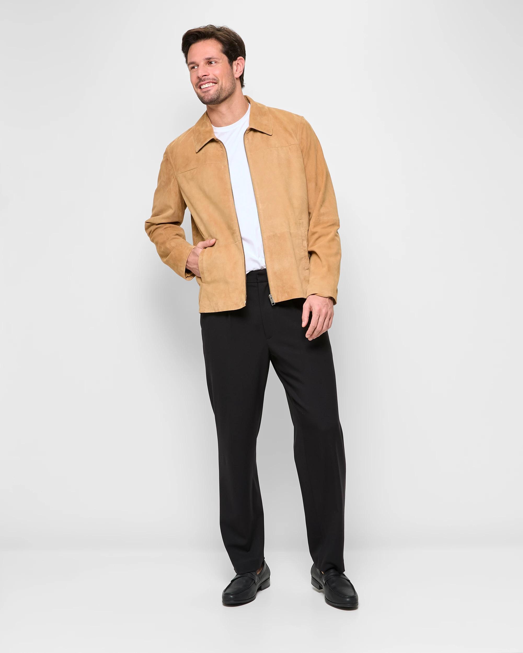 3 Genuine Suede Jacket - Preview CAMEL, 3 of 8
