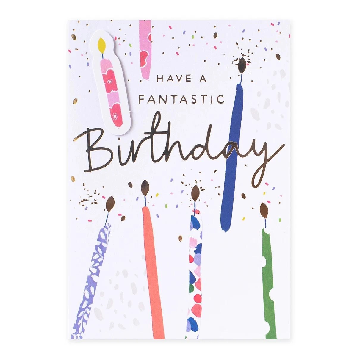 3 Connections from Hallmark Birthday Card - Candles, 3 of 3