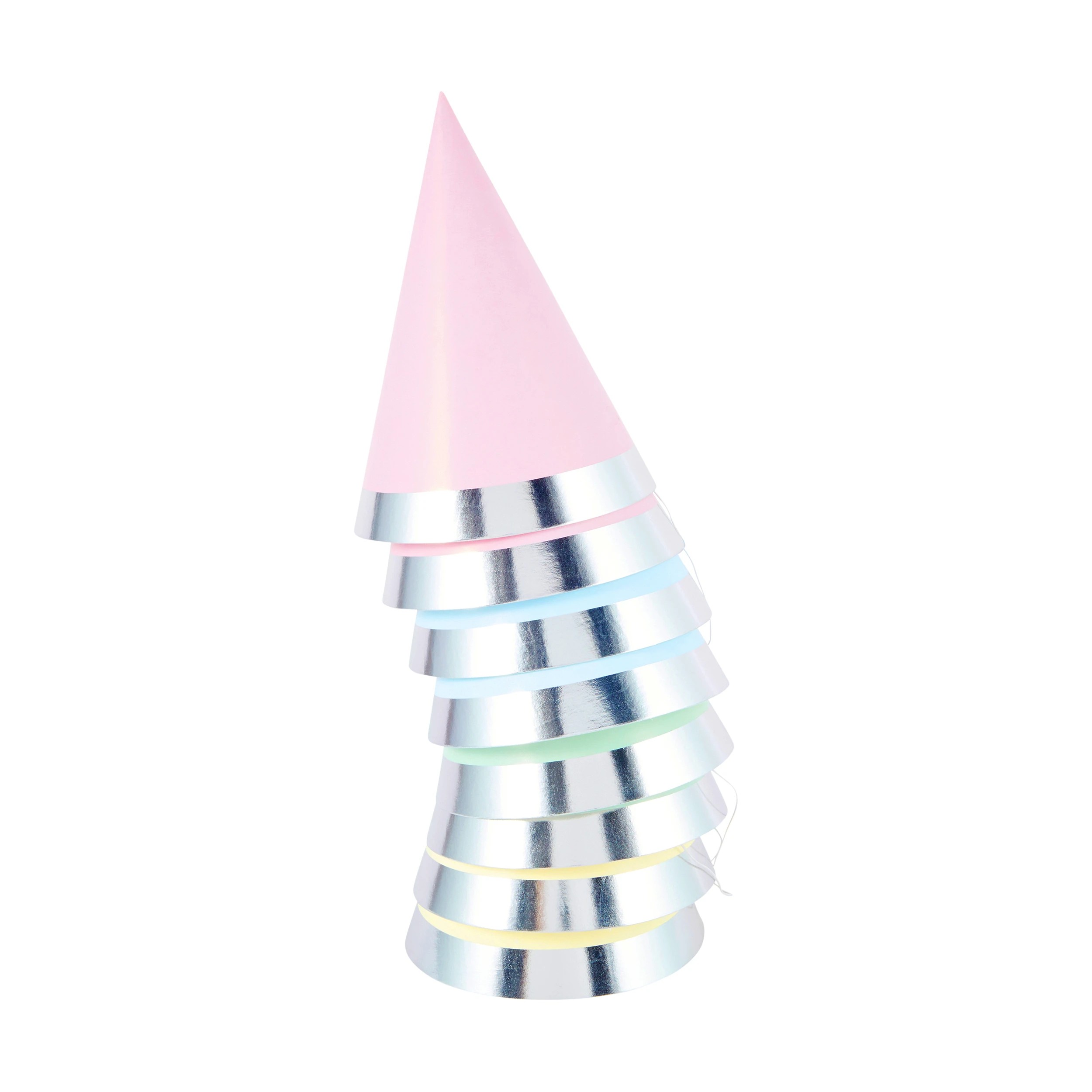 2 8 Piece Pastel Party Hats, 2 of 3